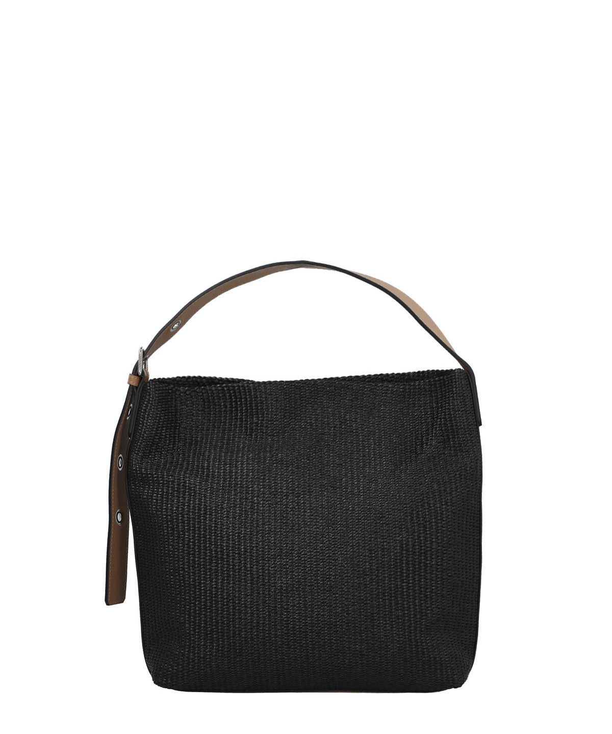 Cartera Cerutti Cuero Mujer Raffa Hobo Negro