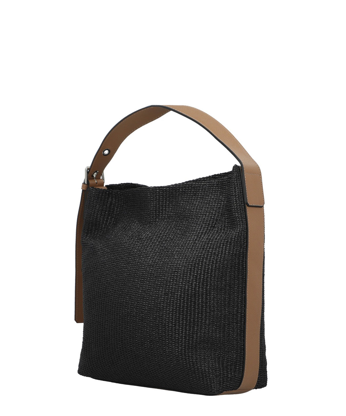 Cartera Cerutti Cuero Mujer Raffa Hobo Negro
