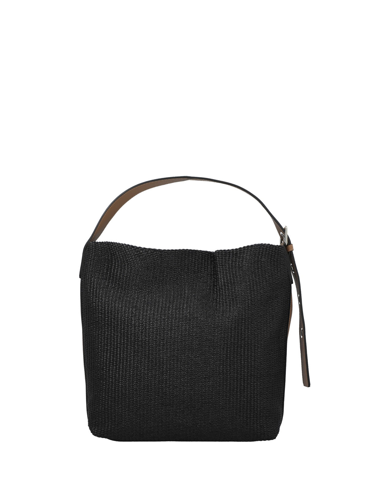Cartera Cerutti Cuero Mujer Raffa Hobo Negro