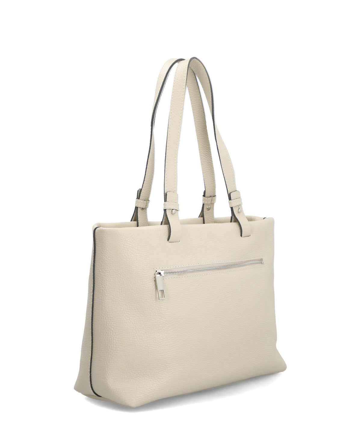 Cartera Cerutti Cuero Mujer Adelfia Tote Beige/Crudo