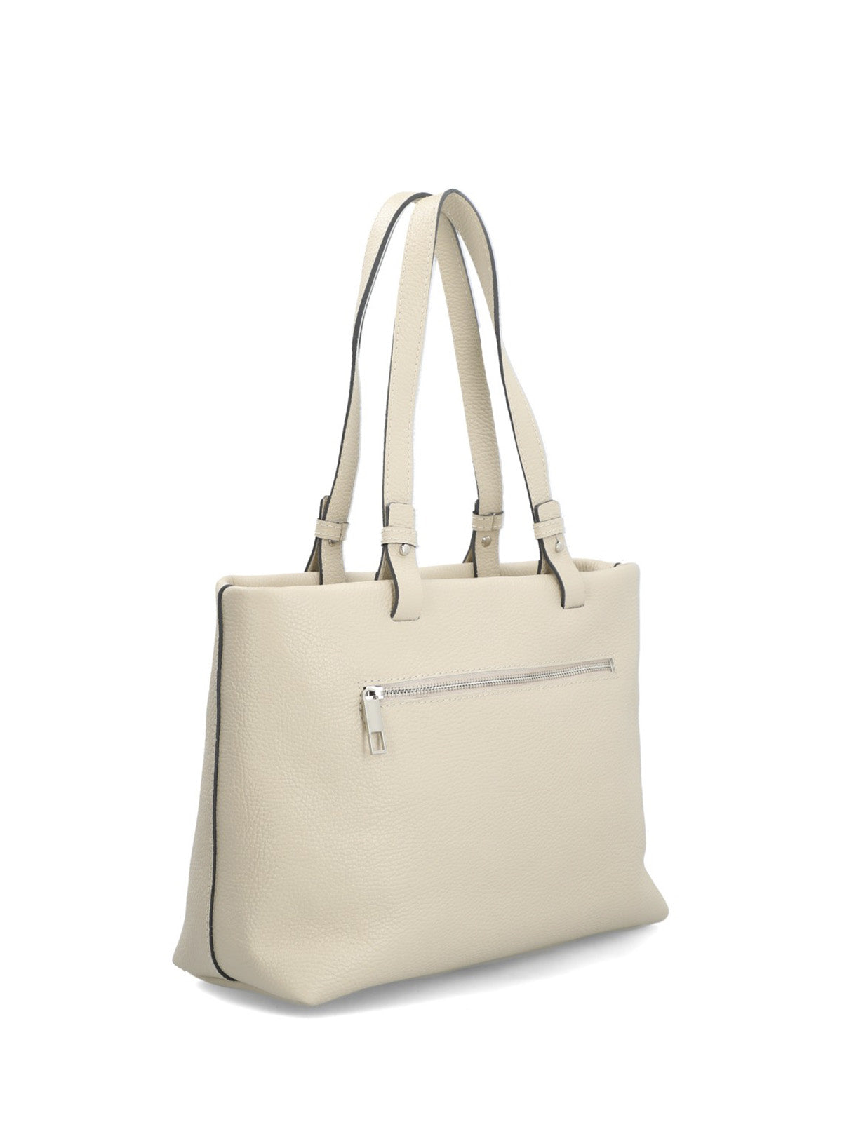 Cartera Cerutti Cuero Mujer Adelfia Tote Beige/Crudo