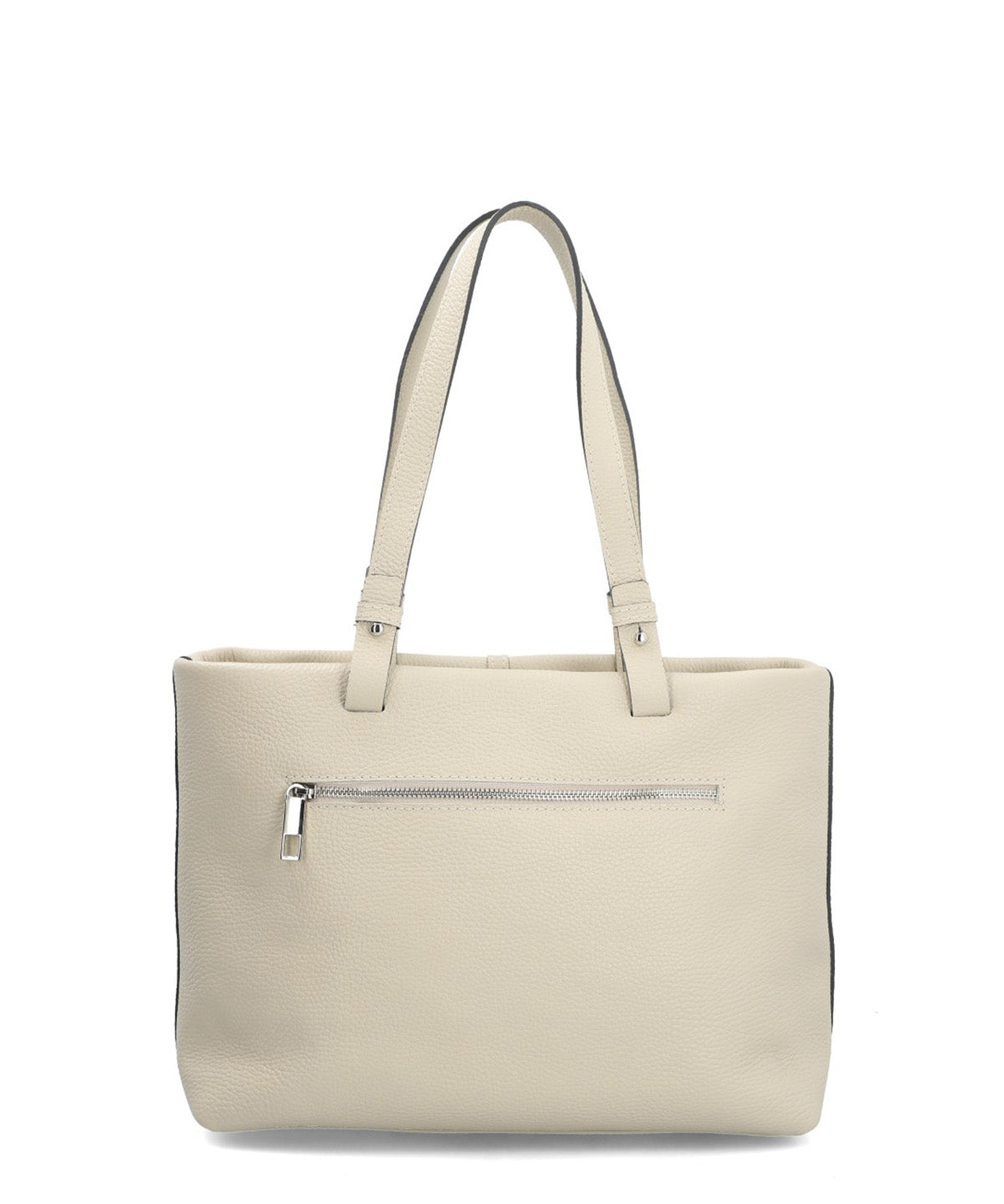 Cartera Cerutti Cuero Mujer Adelfia Tote Beige/Crudo
