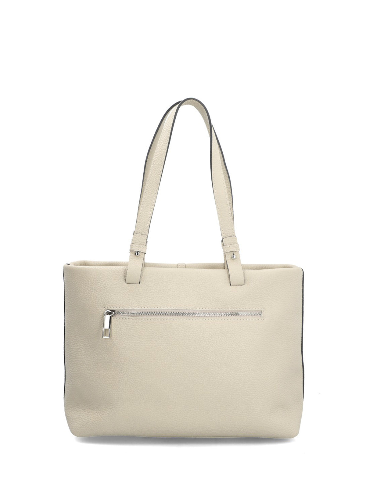 Cartera Cerutti Cuero Mujer Adelfia Tote Beige/Crudo