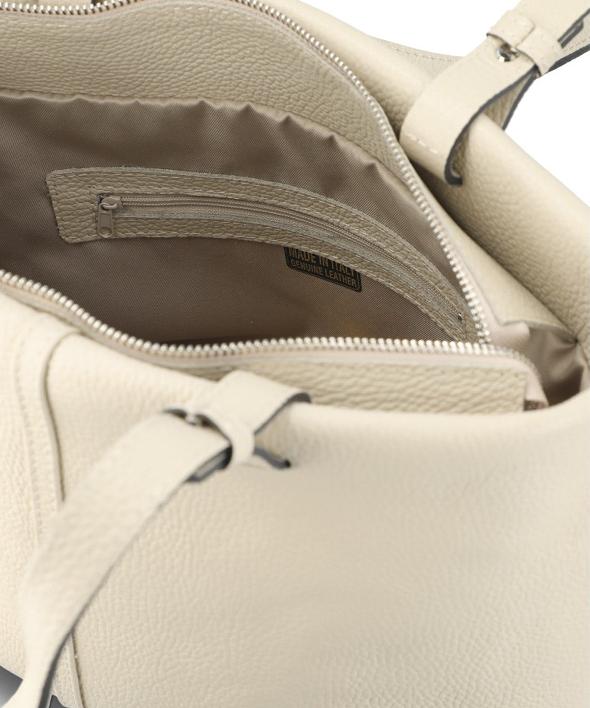 Cartera Cerutti Cuero Mujer Adelfia Tote Beige/Crudo