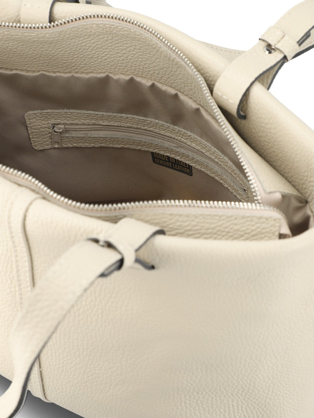 Cartera Cerutti Cuero Mujer Adelfia Tote Beige/Crudo