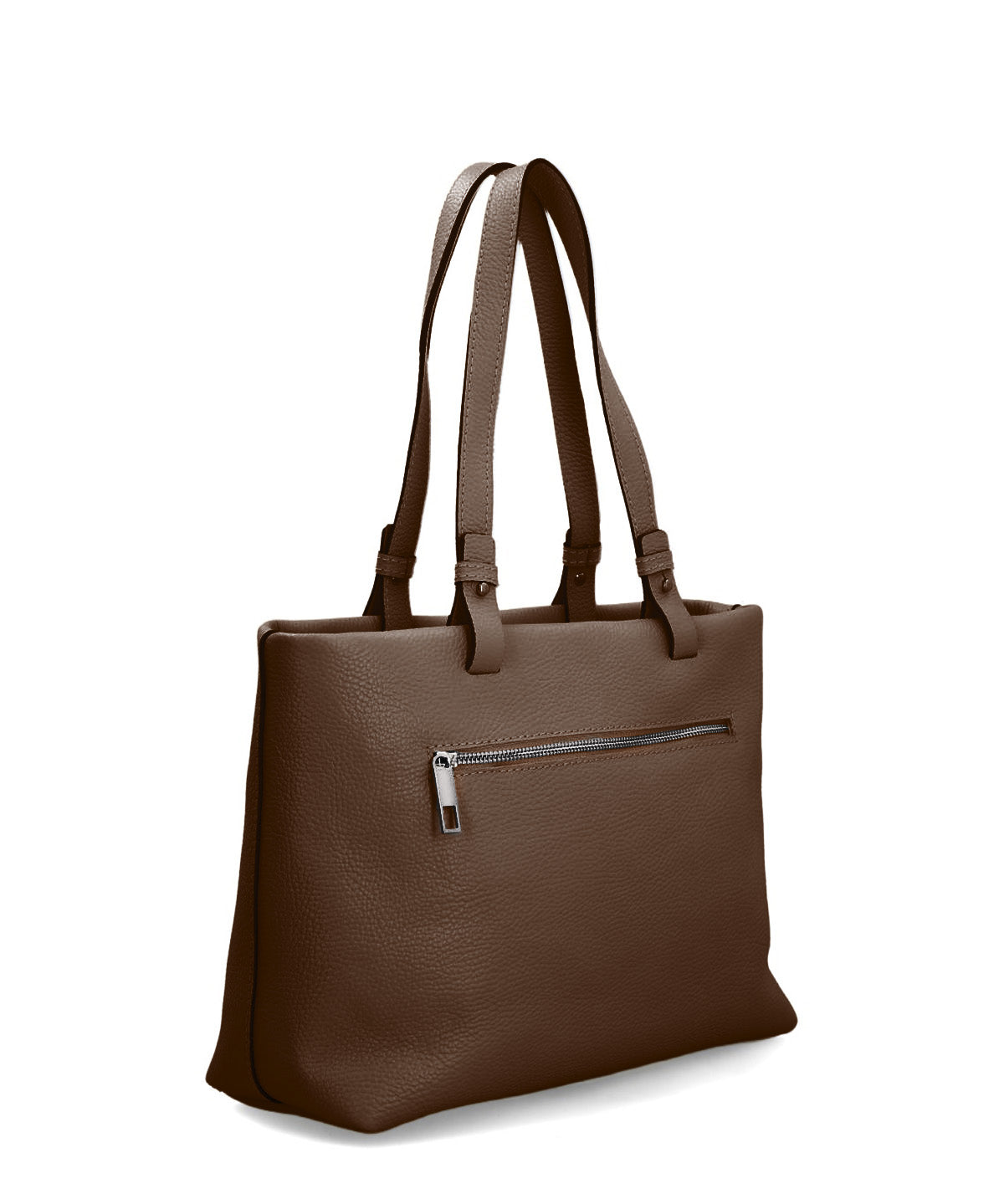 Cartera Cerutti Cuero Mujer Adelfia Tote Café