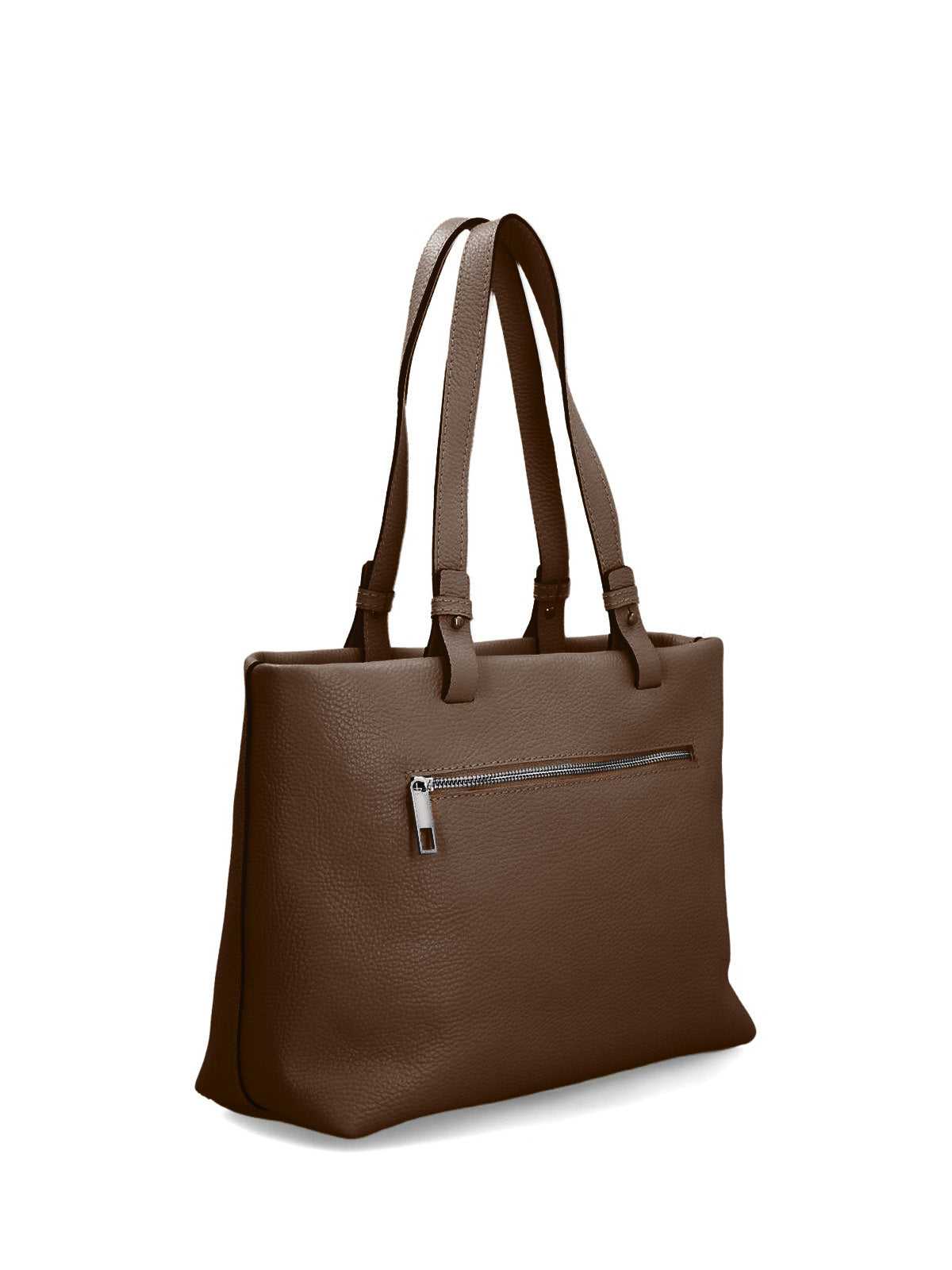 Cartera Cerutti Cuero Mujer Adelfia Tote Café