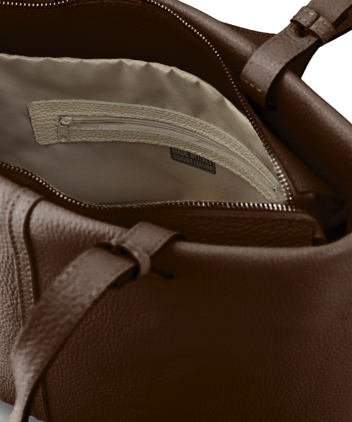 Cartera Cerutti Cuero Mujer Adelfia Tote Café