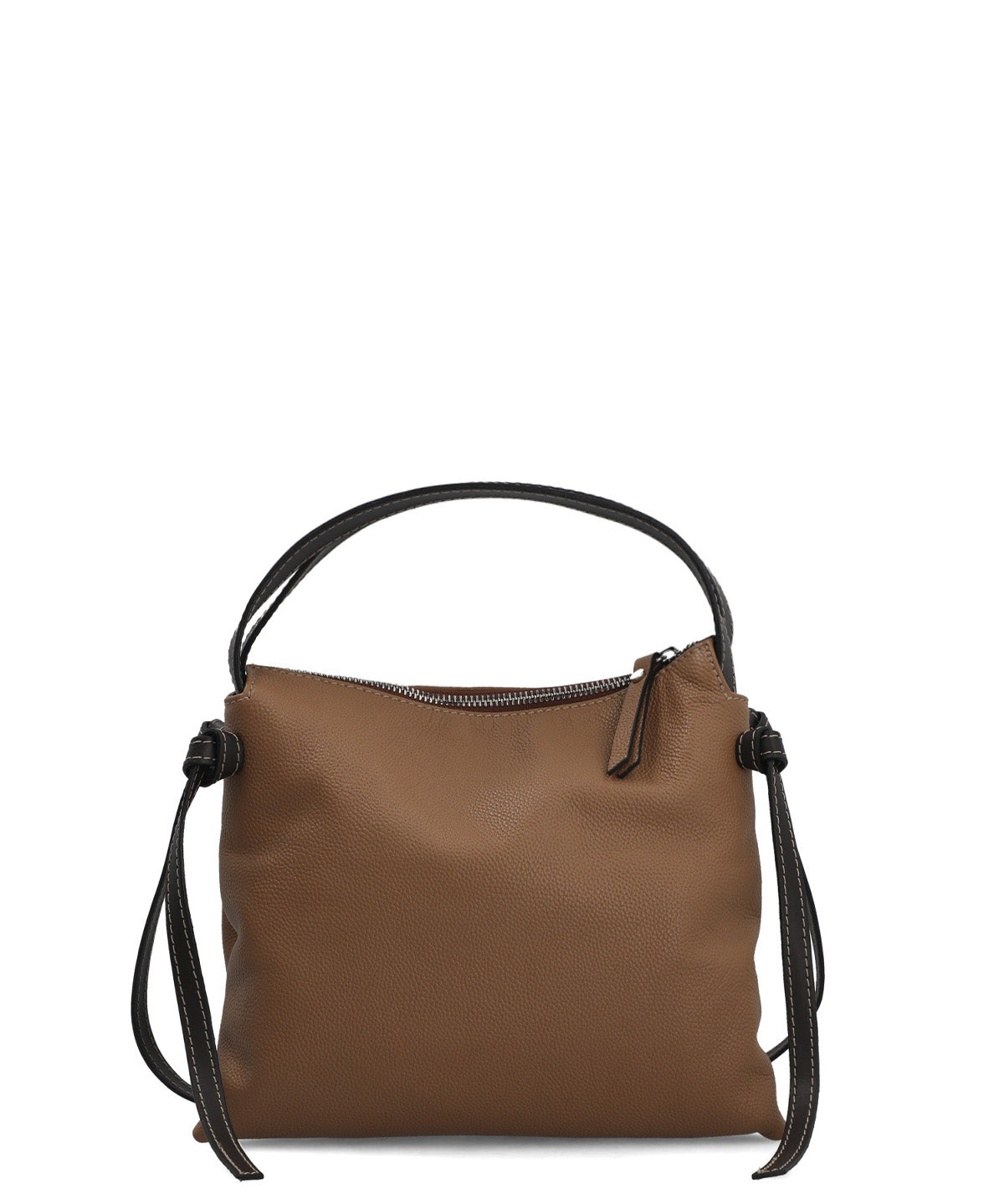 Cartera Cerutti Cuero Mujer Catania Bag Café