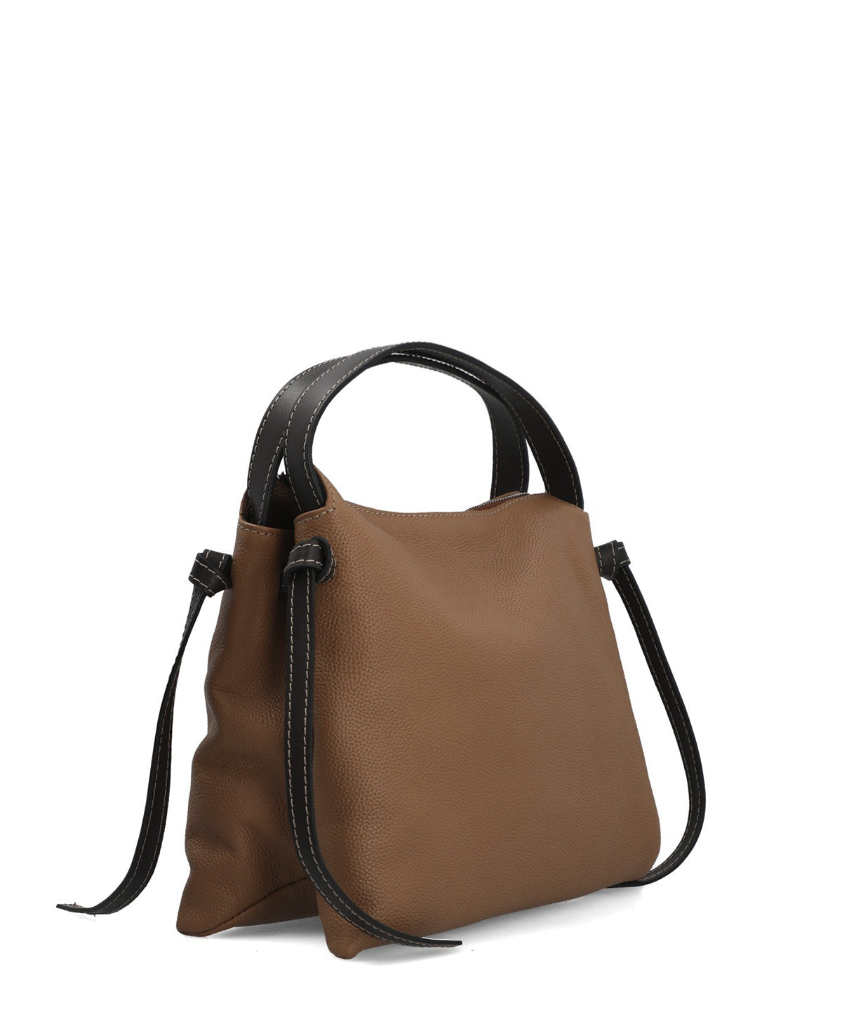 Cartera Cerutti Cuero Mujer Catania Bag Café