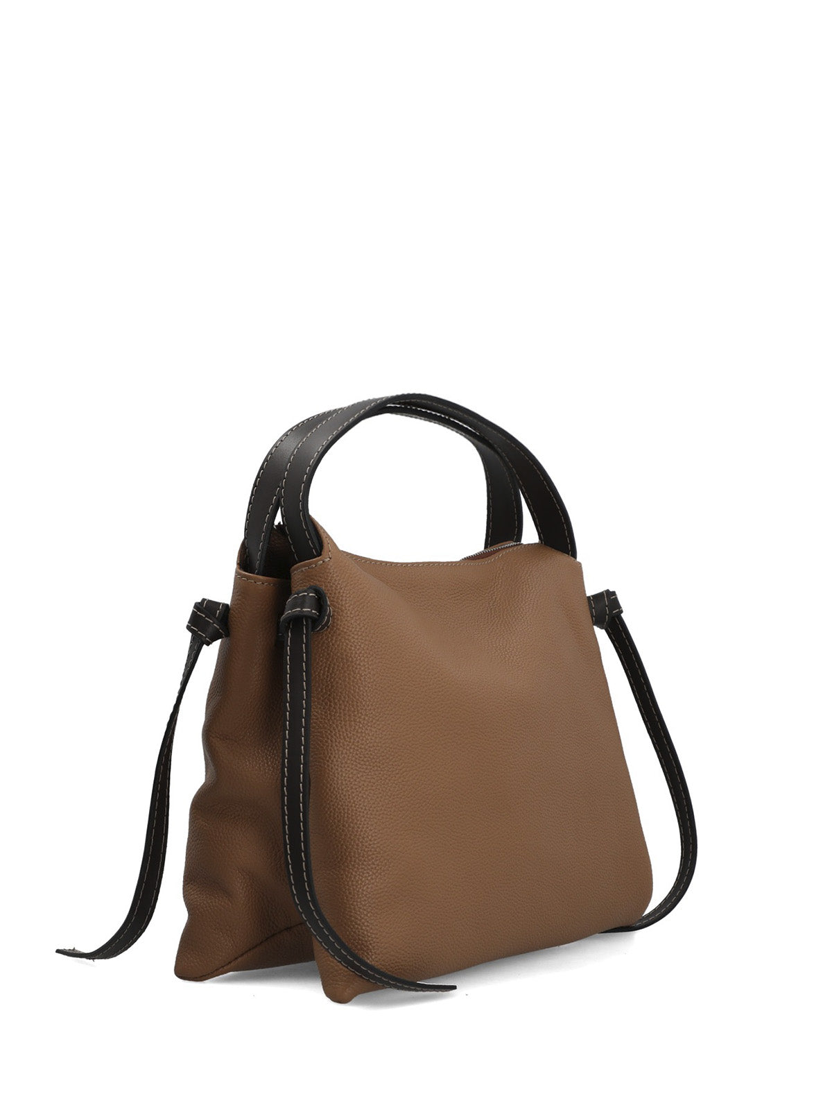 Cartera Cerutti Cuero Mujer Catania Bag Café