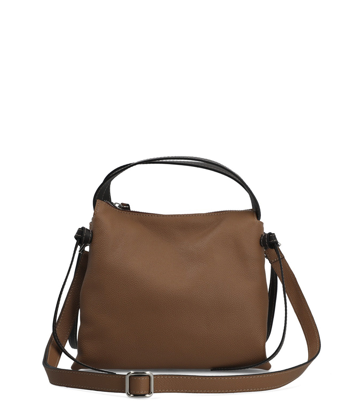 Cartera Cerutti Cuero Mujer Catania Bag Café