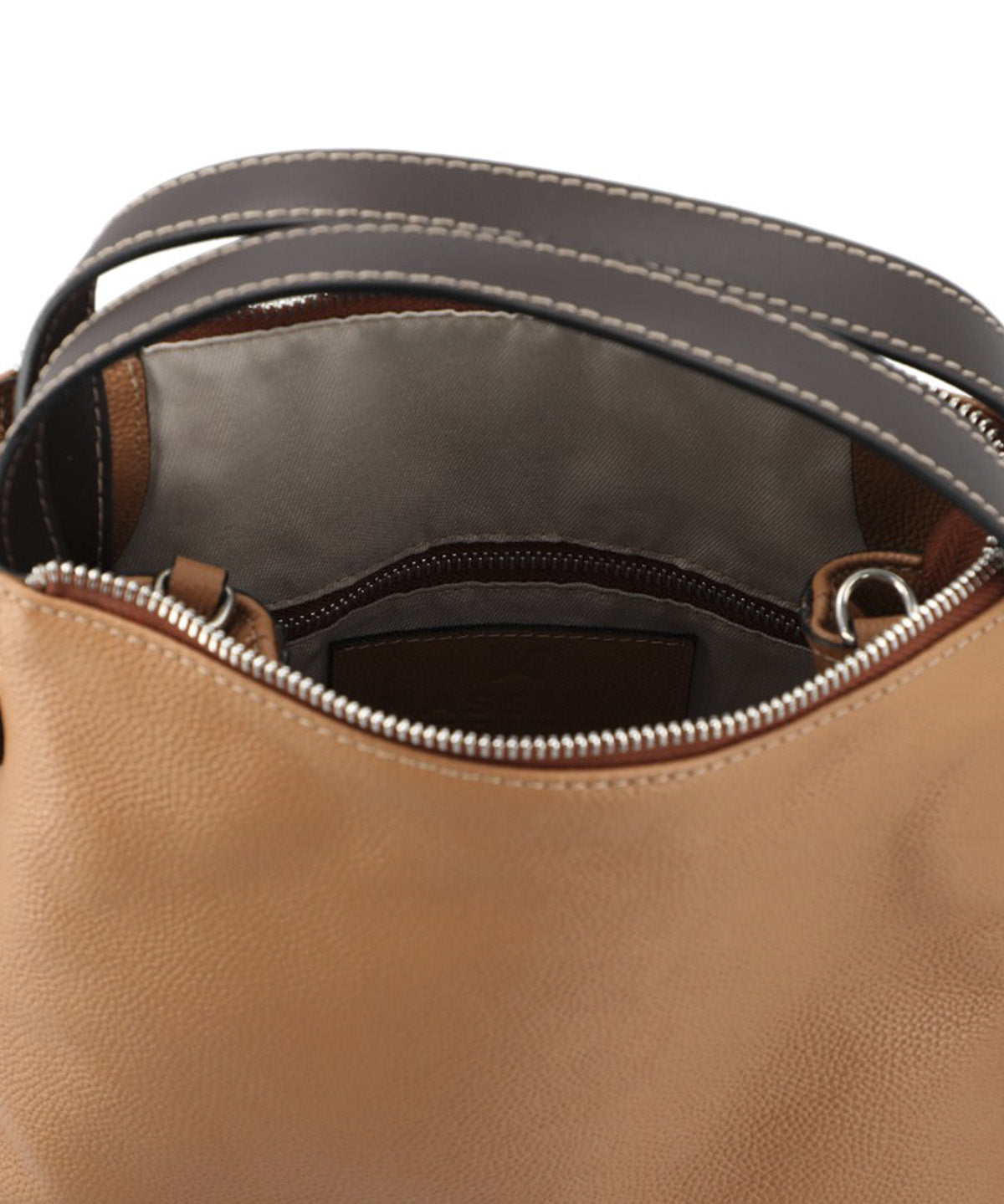 Cartera Cerutti Cuero Mujer Catania Bag Café