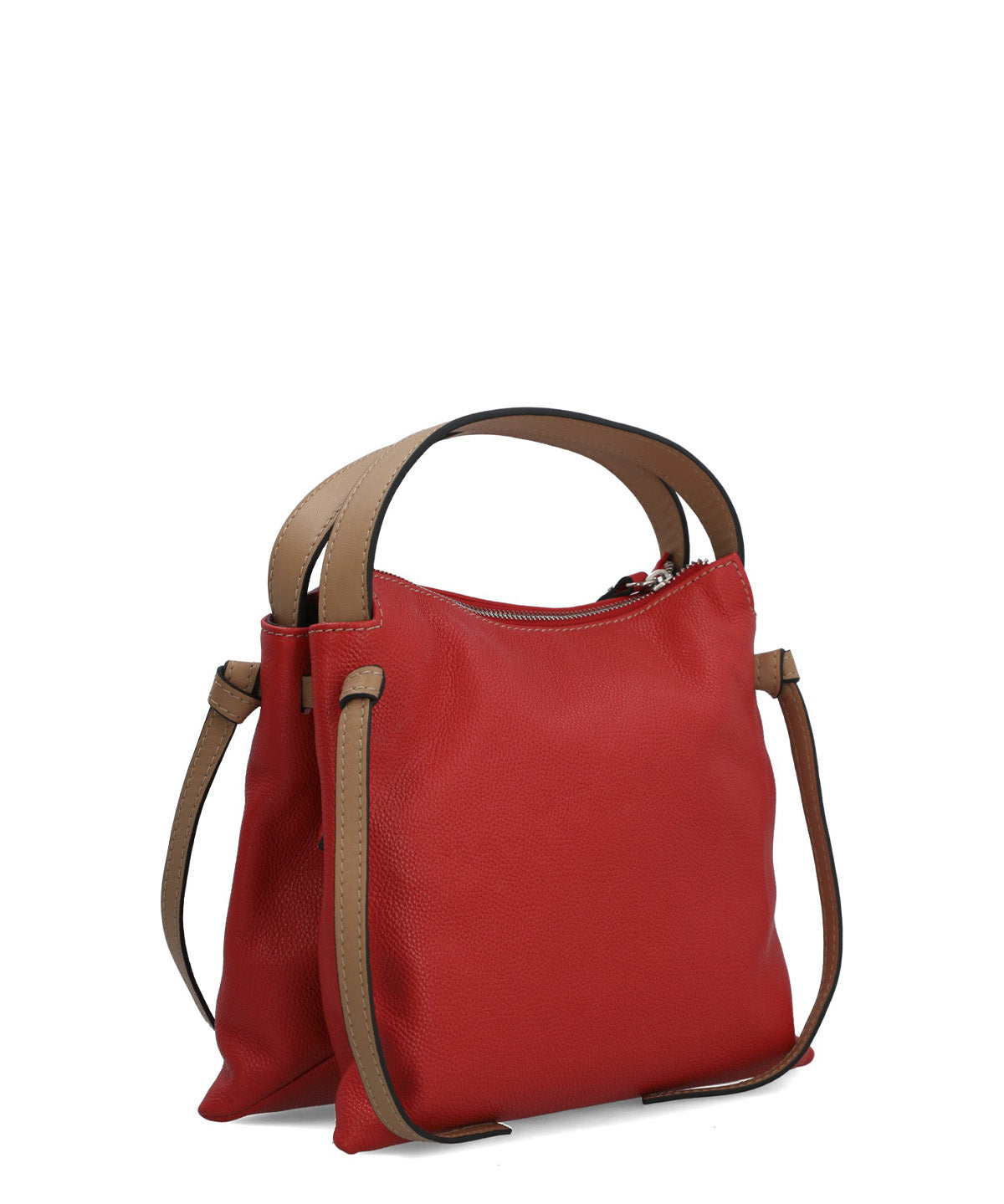 Cartera Cerutti Cuero Mujer Catania Bag Rojo