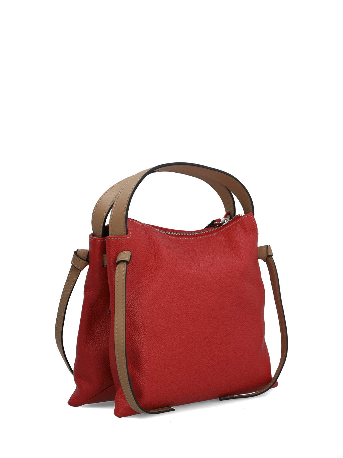 Cartera Cerutti Cuero Mujer Catania Bag Rojo