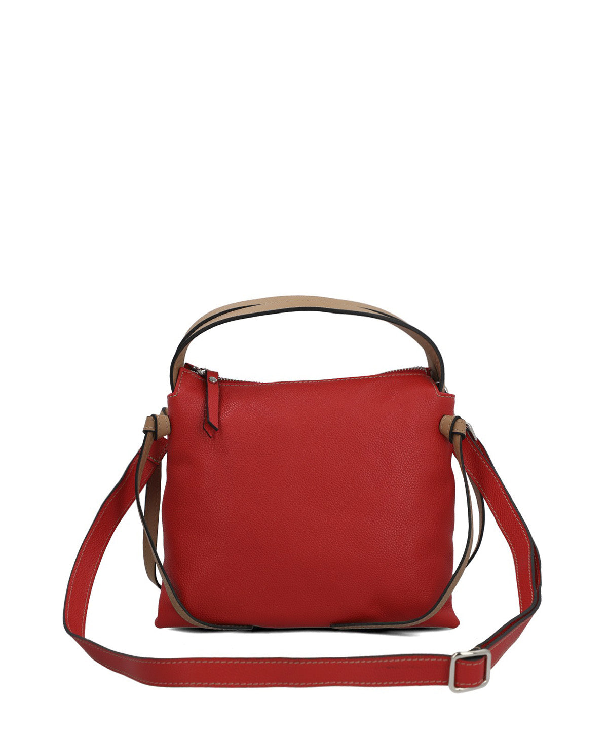 Cartera Cerutti Cuero Mujer Catania Bag Rojo