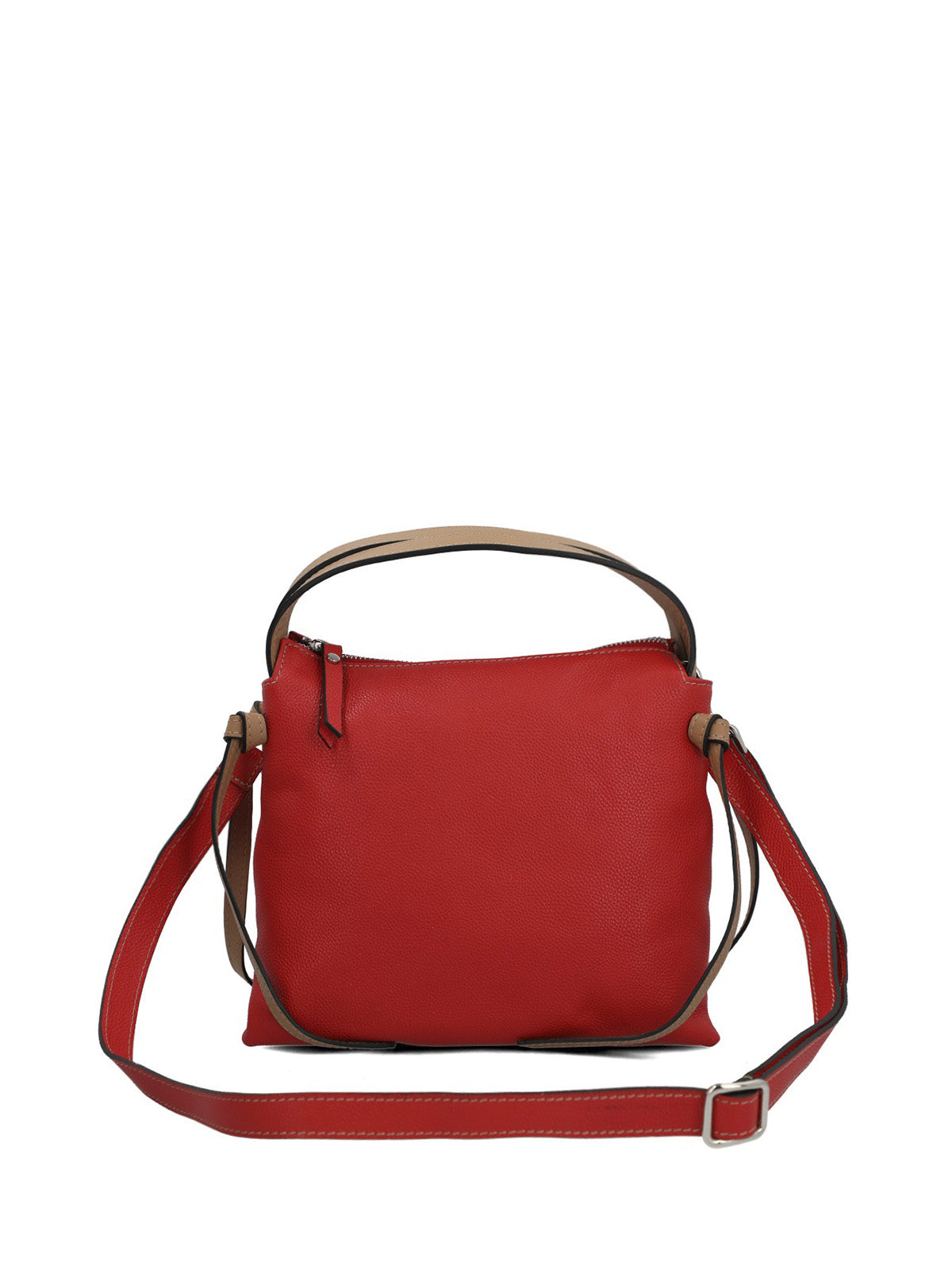 Cartera Cerutti Cuero Mujer Catania Bag Rojo