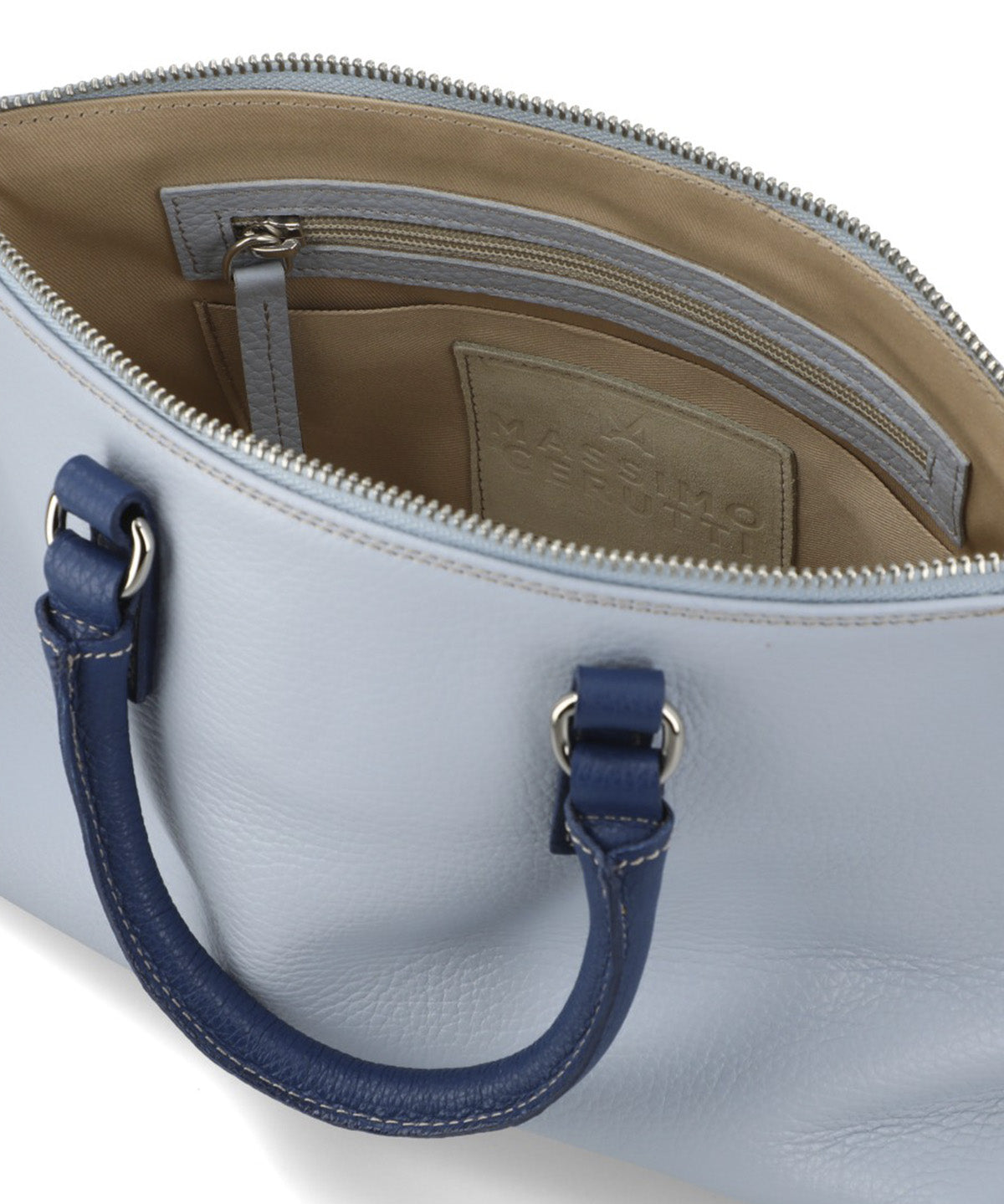 Cartera Cerutti Cuero Mujer Accadia Bag Azul