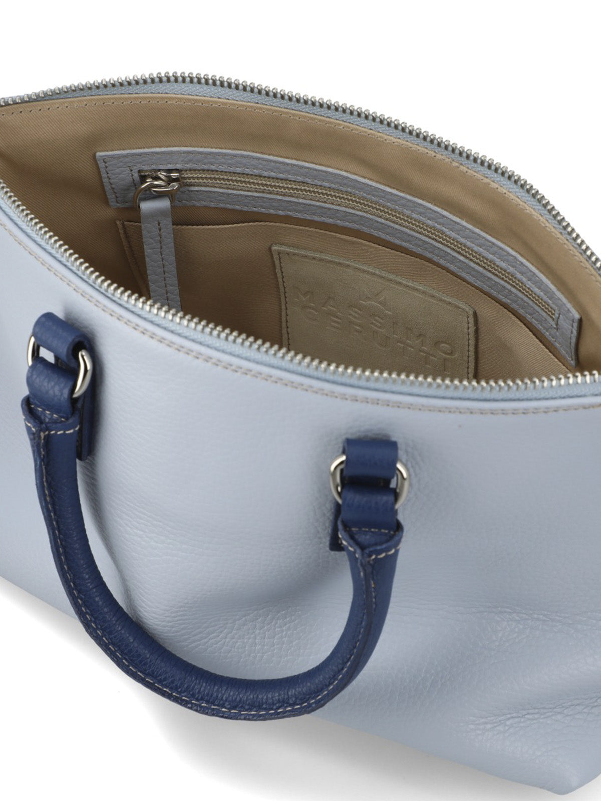 Cartera Cerutti Cuero Mujer Accadia Bag Azul