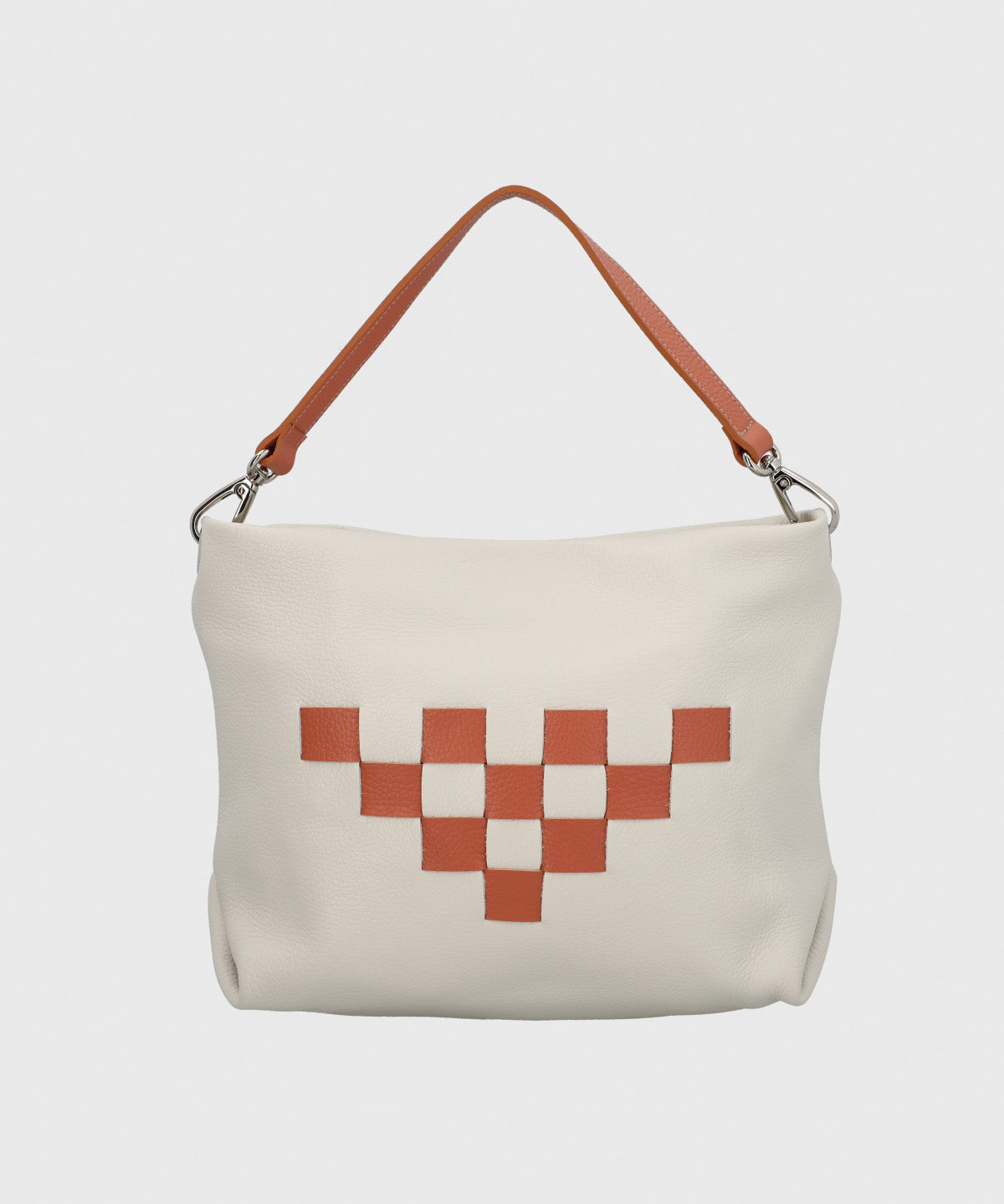 Cartera Cerutti Cuero Mujer Ottavia Cross Blanco