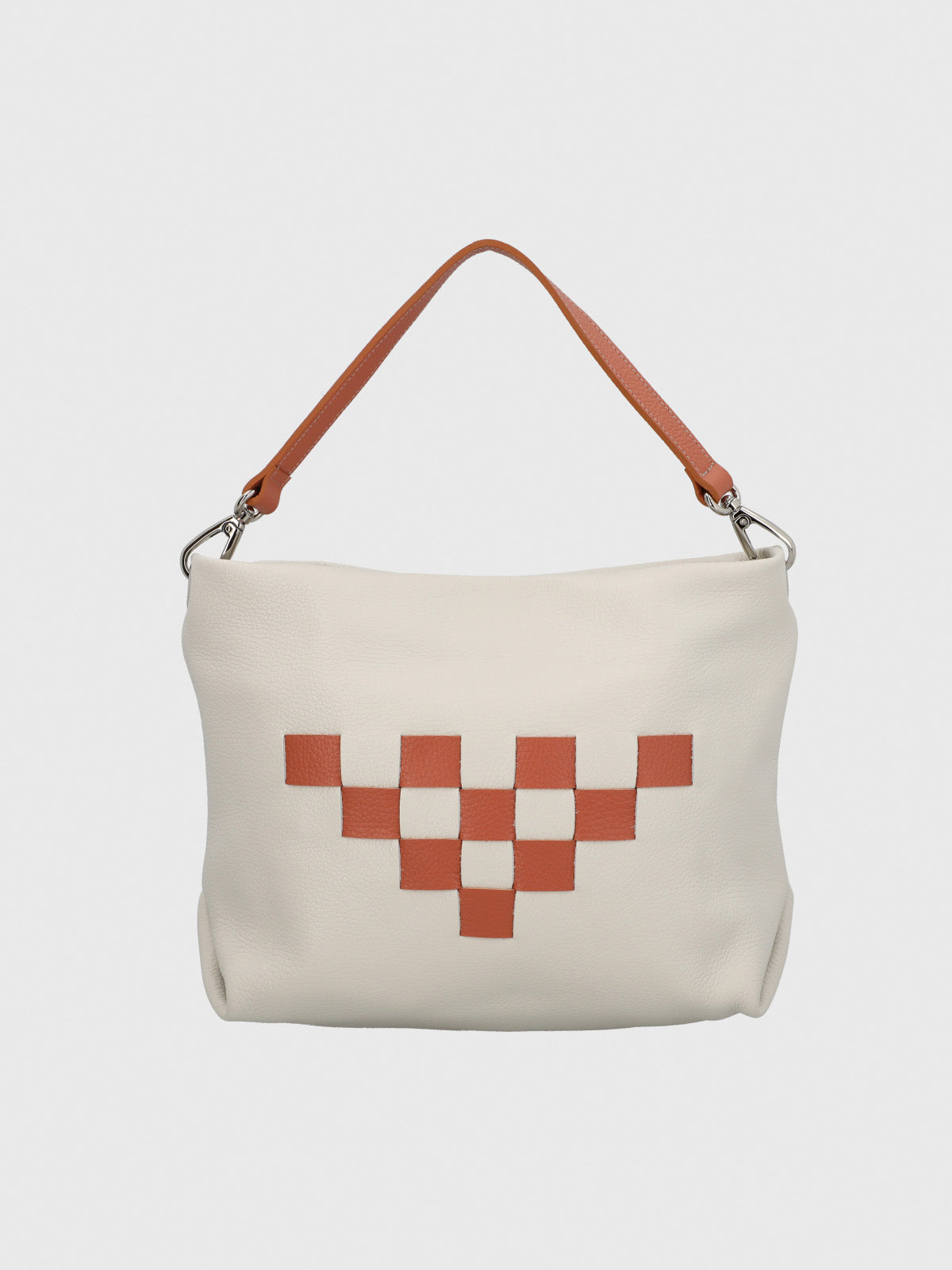 Cartera Cerutti Cuero Mujer Ottavia Cross Blanco