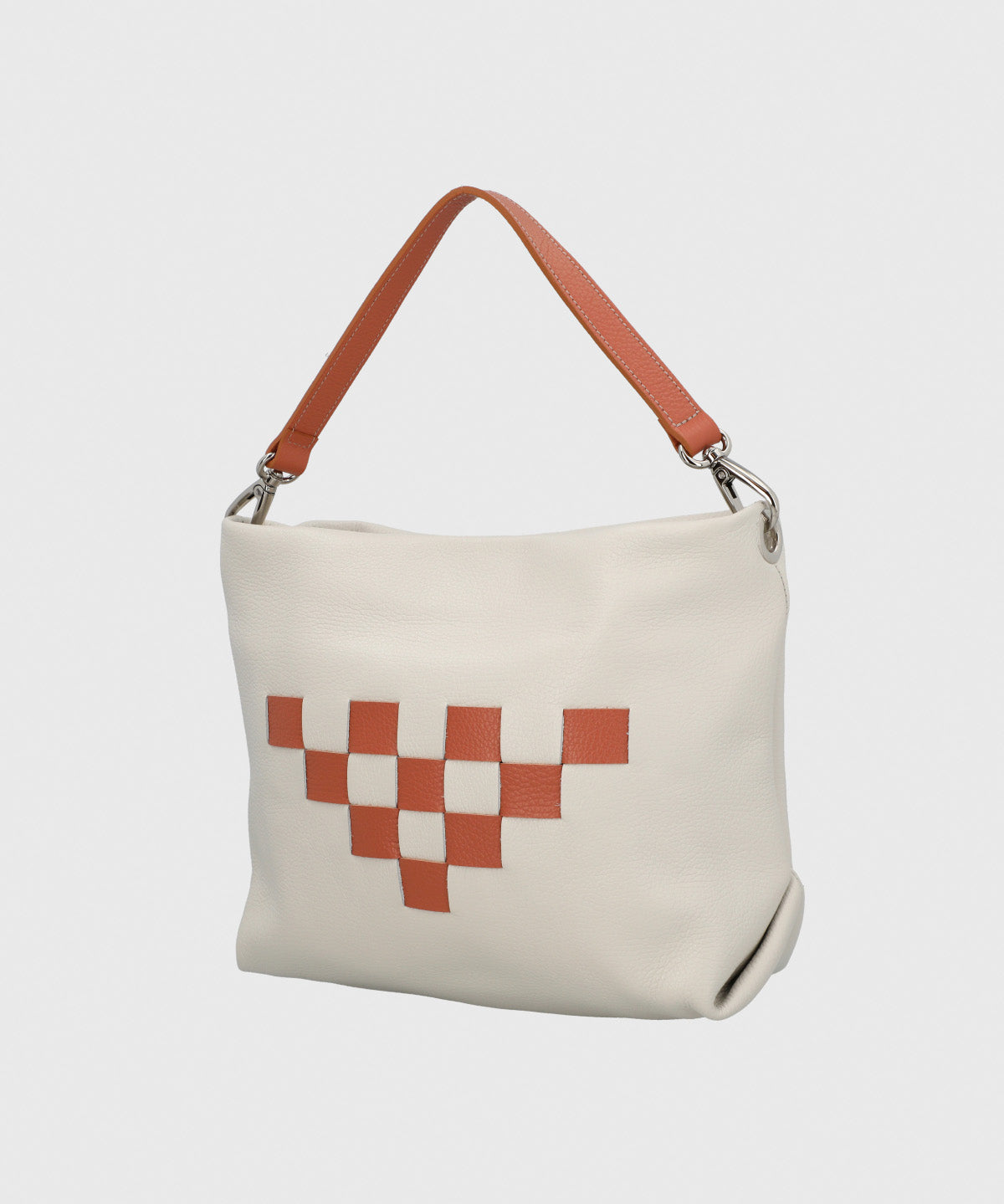 Cartera Cerutti Cuero Mujer Ottavia Cross Blanco