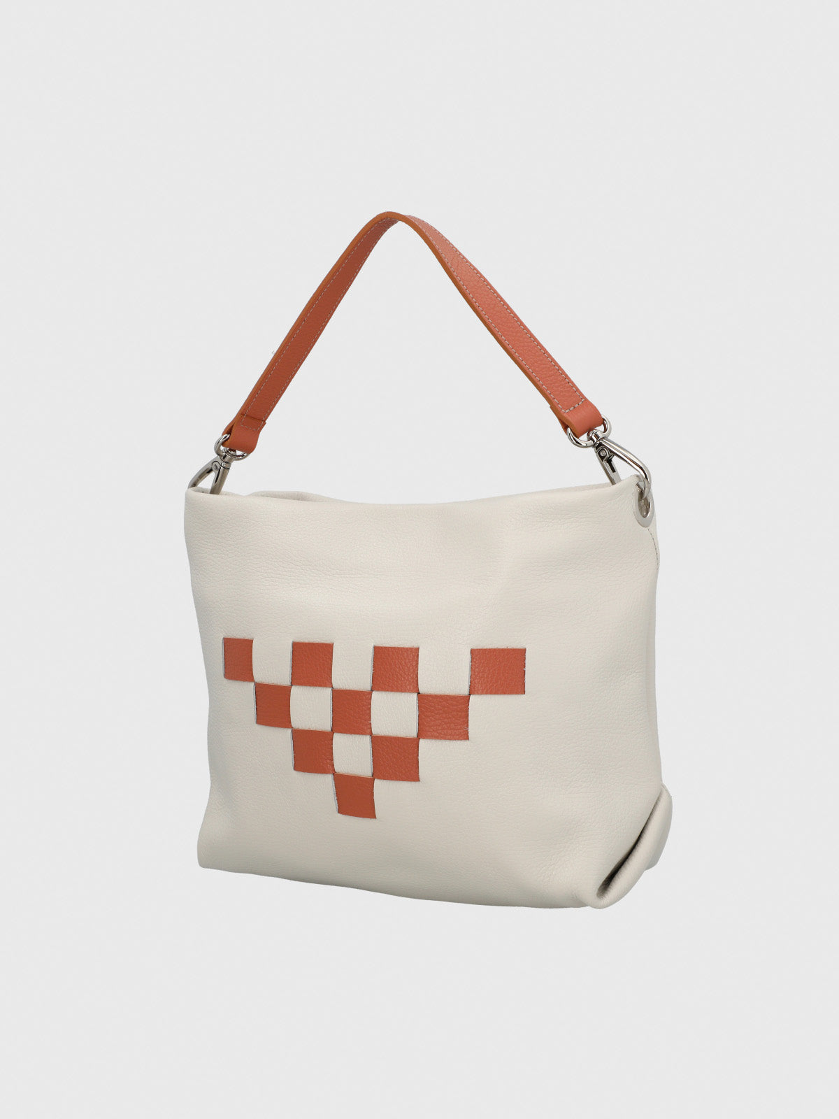 Cartera Cerutti Cuero Mujer Ottavia Cross Blanco