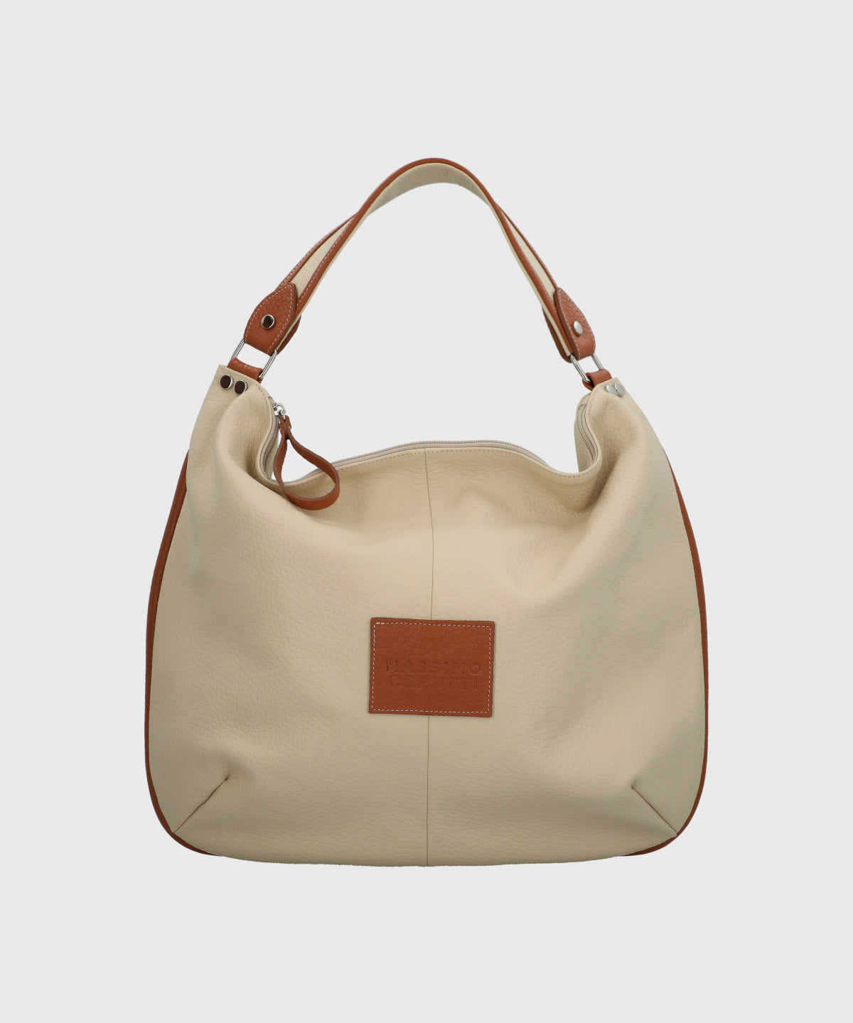 Cartera Cerutti Cuero Mujer Giorgia Hobo Beige/Crudo