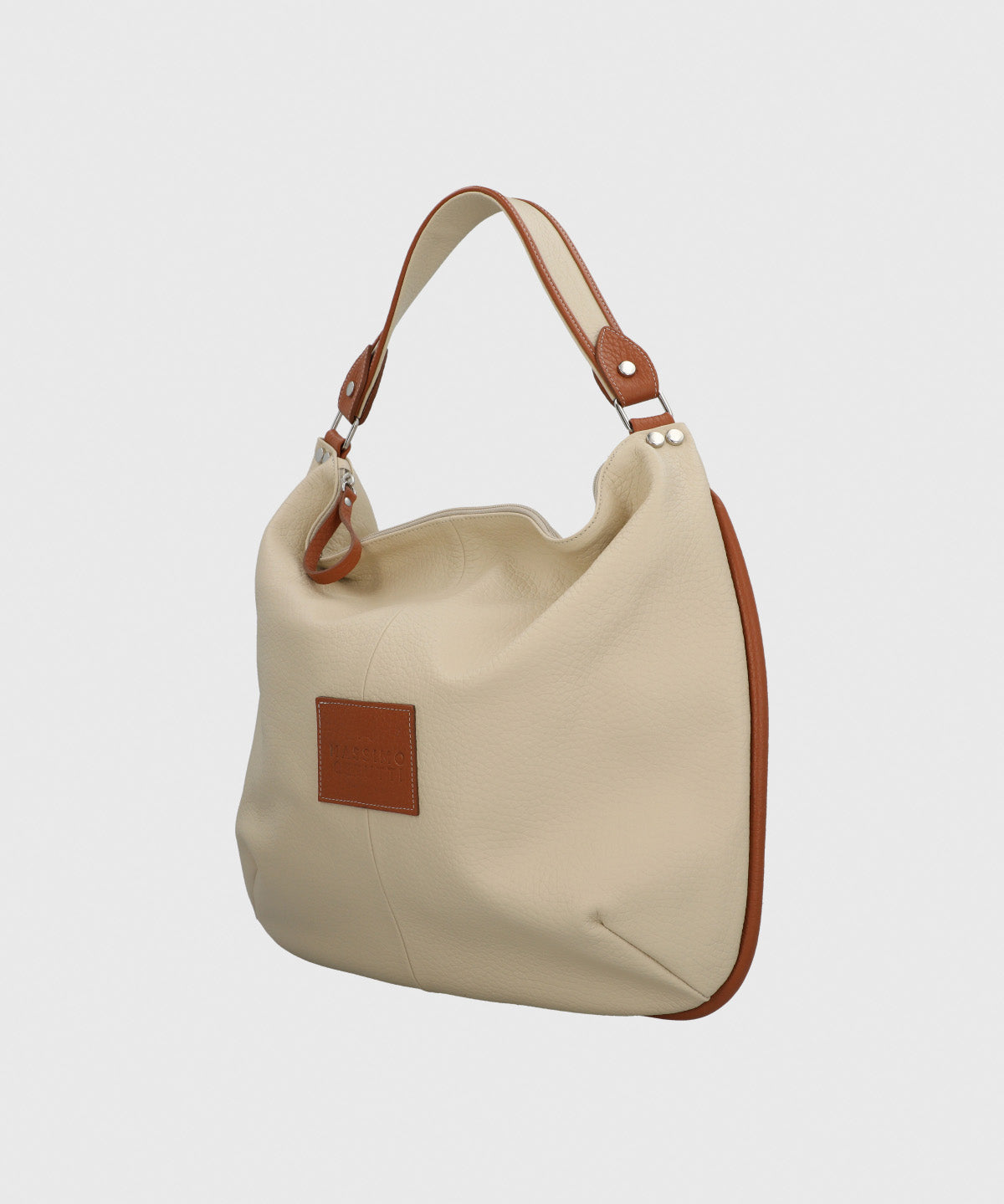 Cartera Cerutti Cuero Mujer Giorgia Hobo Beige/Crudo