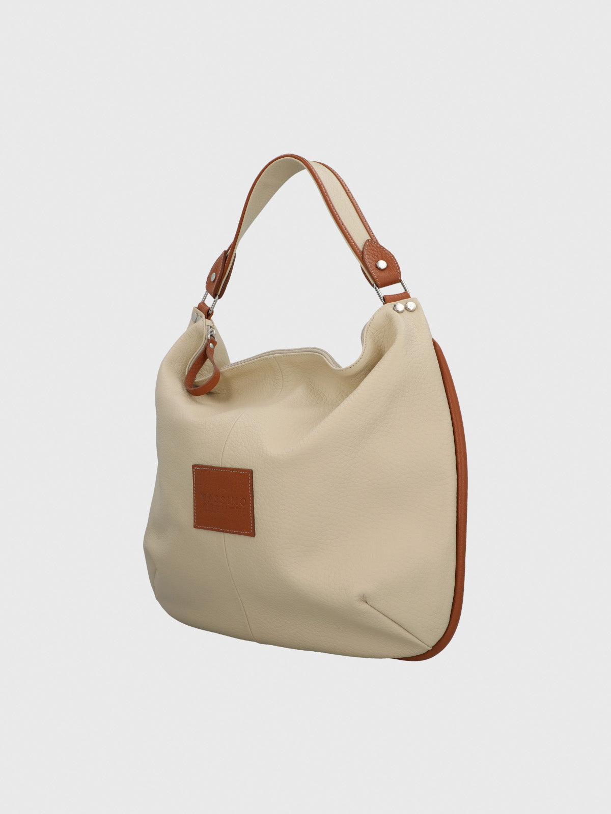 Cartera Cerutti Cuero Mujer Giorgia Hobo Beige/Crudo