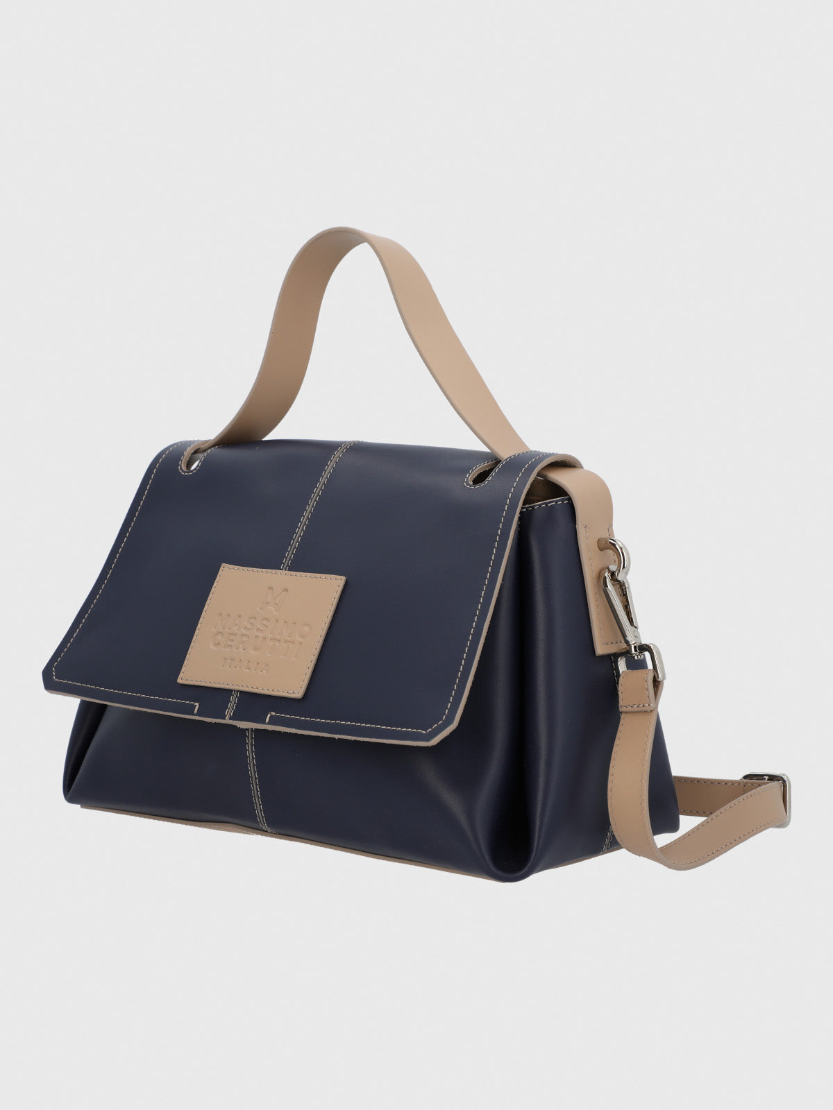 Cartera Cerutti Cuero Mujer Diletta Bag Azul