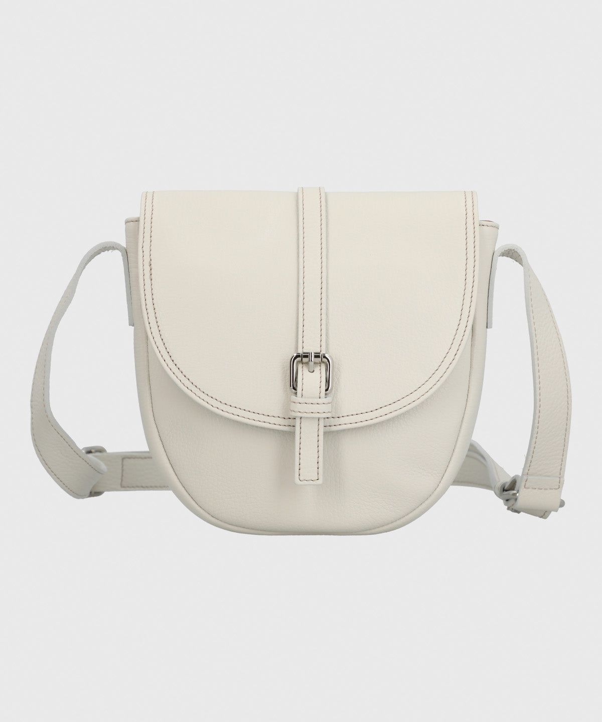 Cartera Cerutti Cuero Mujer Bruna Cross Blanco