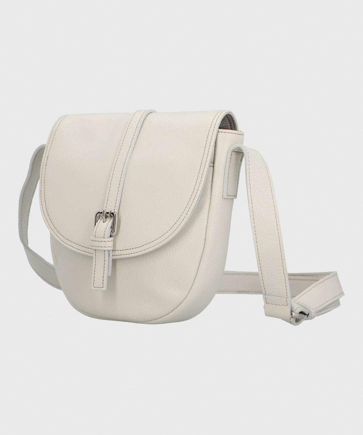 Cartera Cerutti Cuero Mujer Bruna Cross Blanco