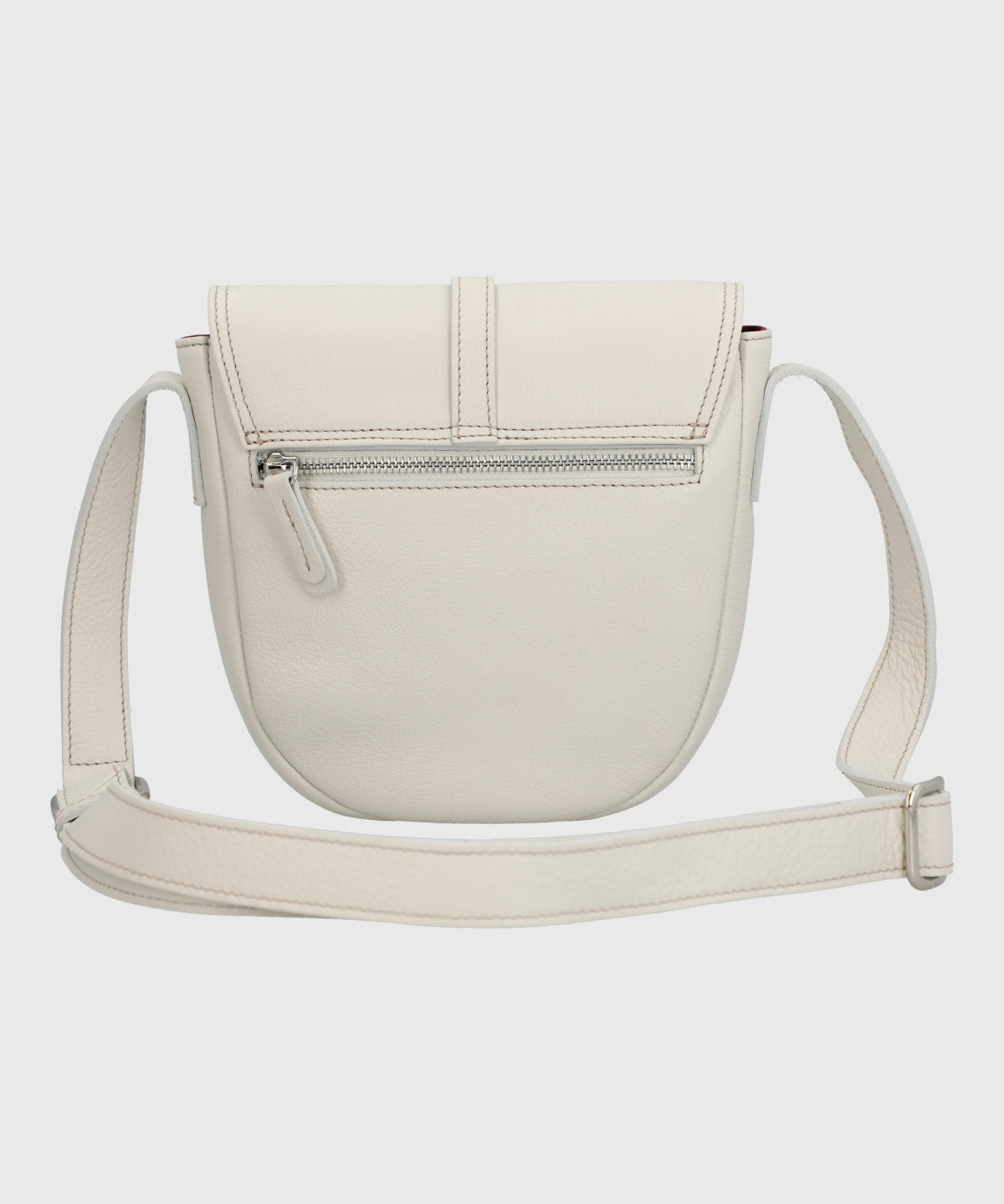 Cartera Cerutti Cuero Mujer Bruna Cross Blanco