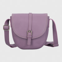 Cartera Cerutti Cuero Mujer Bruna Cross Morado
