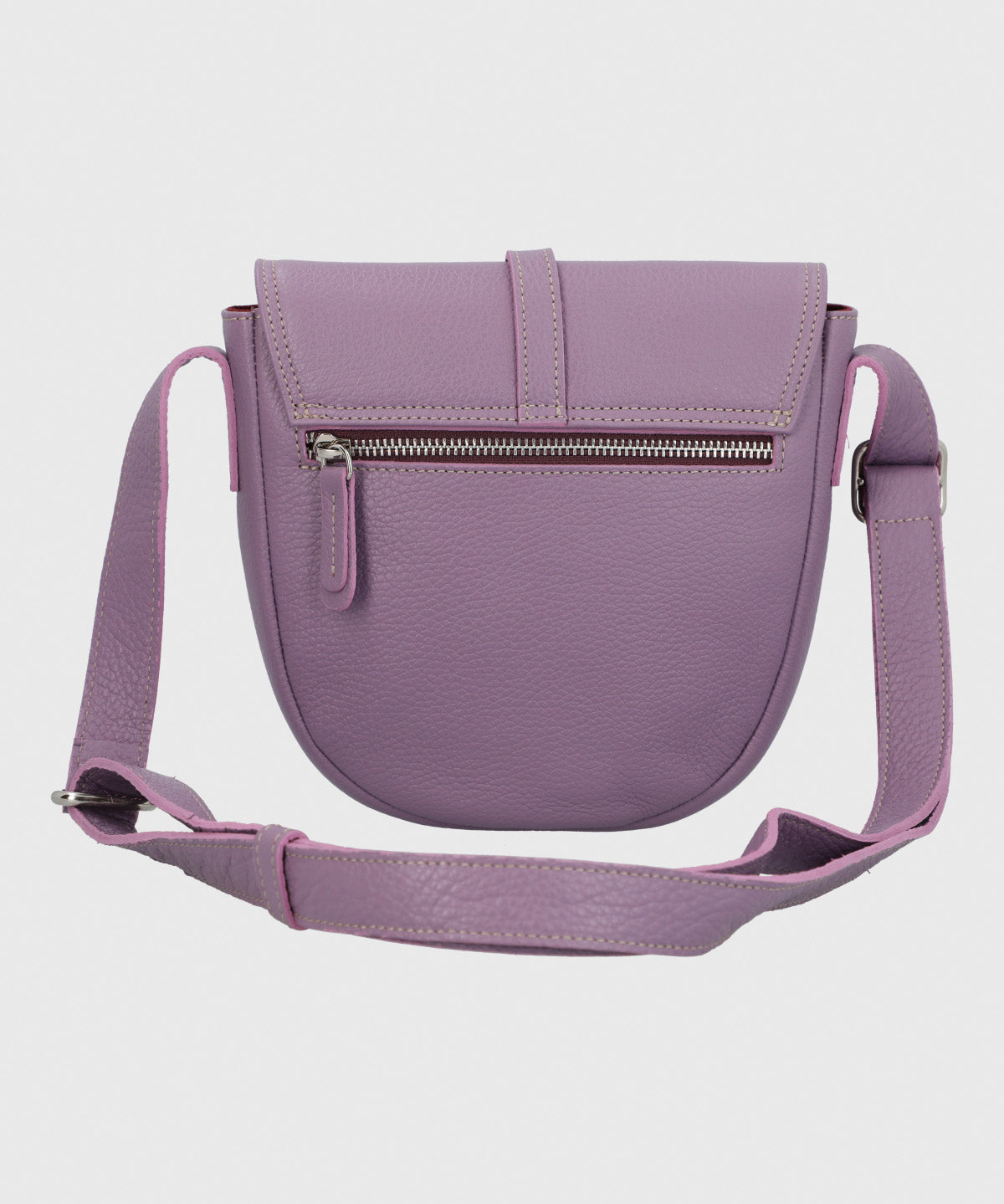 Cartera Cerutti Cuero Mujer Bruna Cross Morado