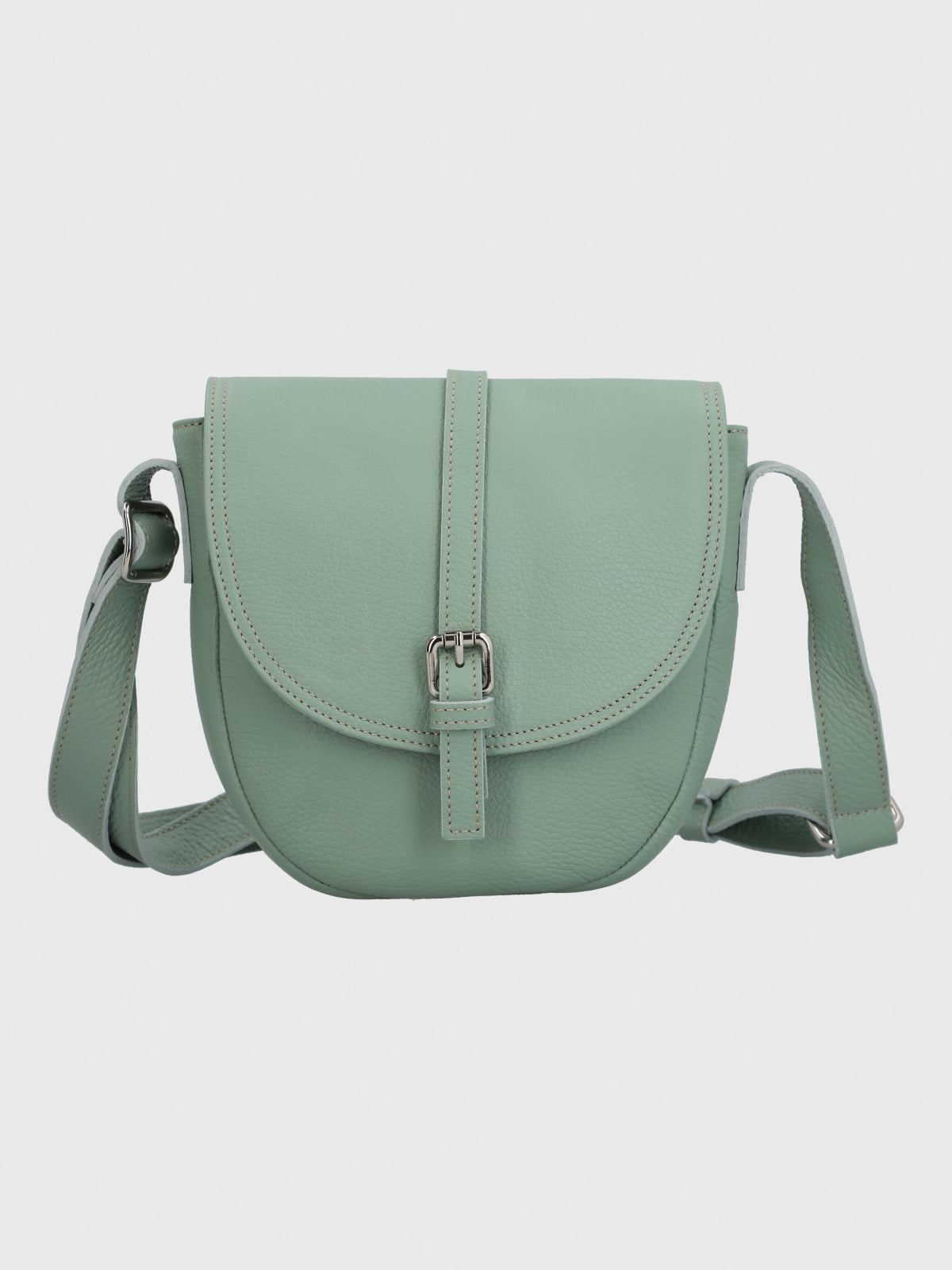 Cartera Cerutti Cuero Mujer Bruna Cross Verde