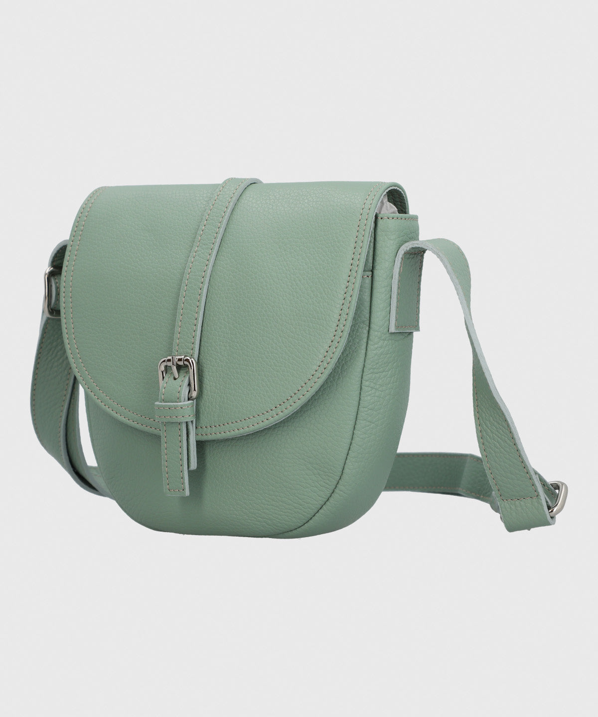 Cartera Cerutti Cuero Mujer Bruna Cross Verde