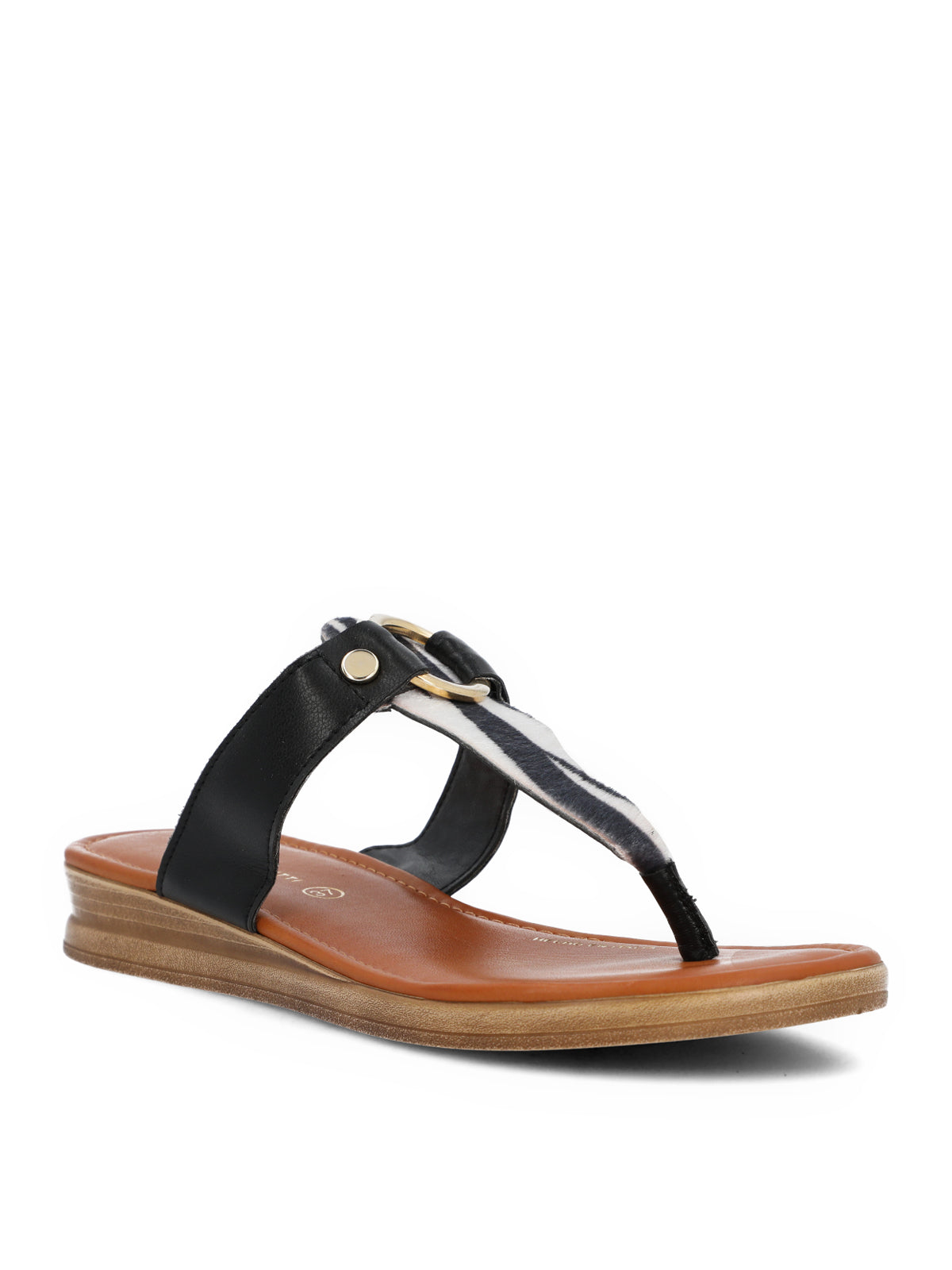 Sandalia Cerutti Mujer Furdo Negro