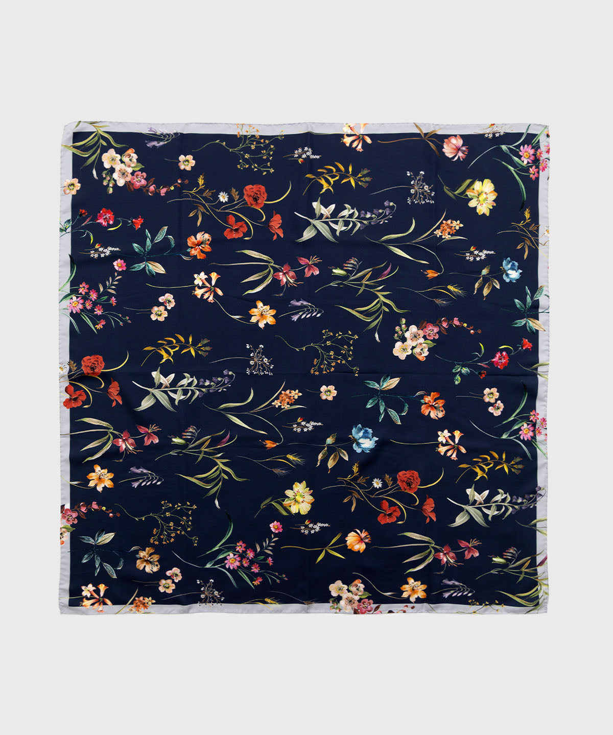 Pañuelo Seda Mujer Cerutti Giulia Scarf Azul Hush Puppies