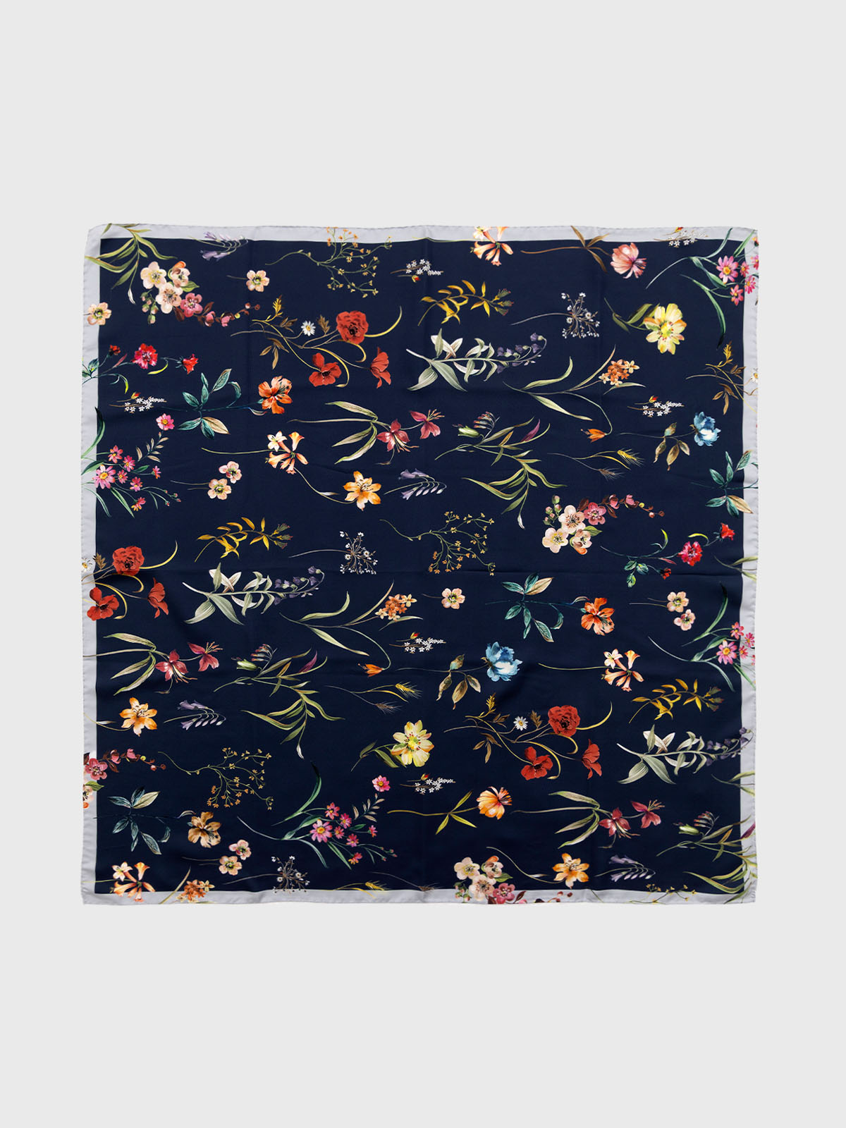 Pañuelo Seda Mujer Cerutti Giulia Scarf Azul Hush Puppies
