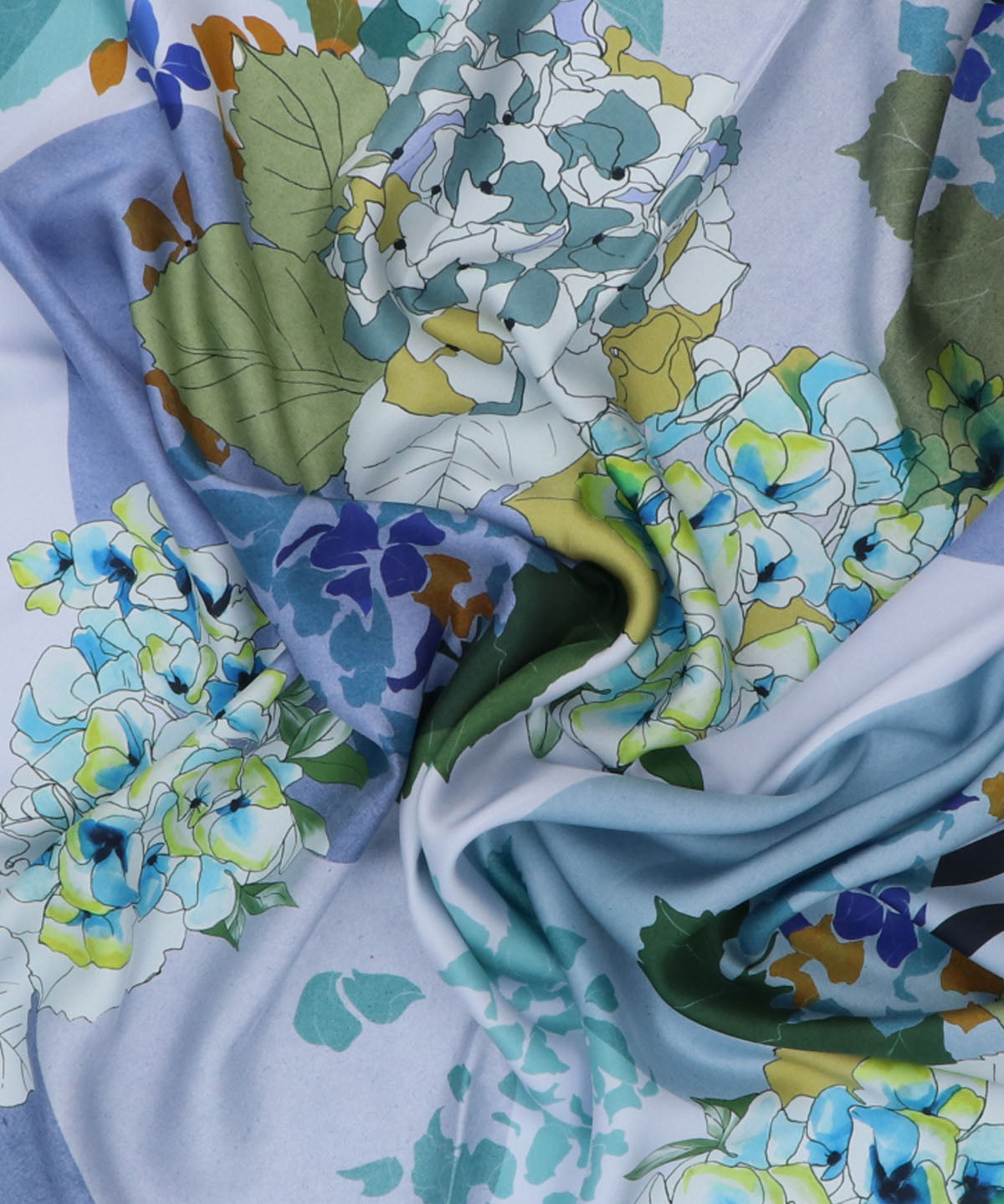 Pañuelo Seda Mujer Cerutti Greta Scarf Azul Hush Puppies