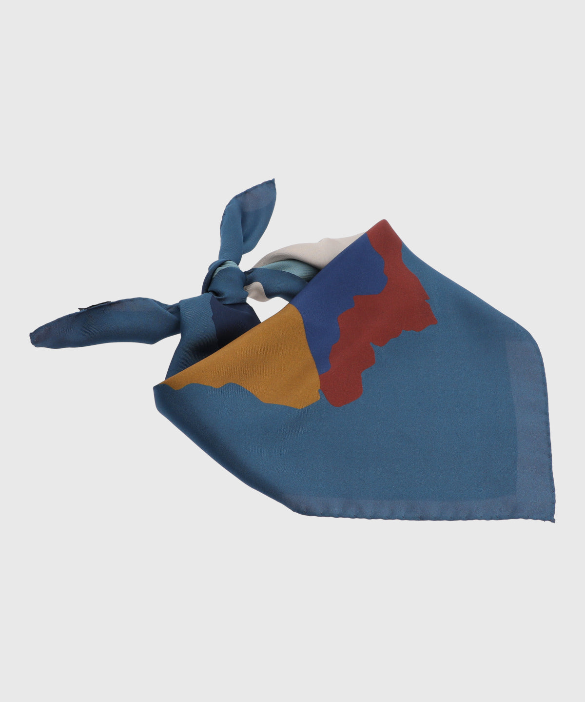 Pañuelo Seda Mujer Cerutti Gemma Scarf Azul Hush Puppies