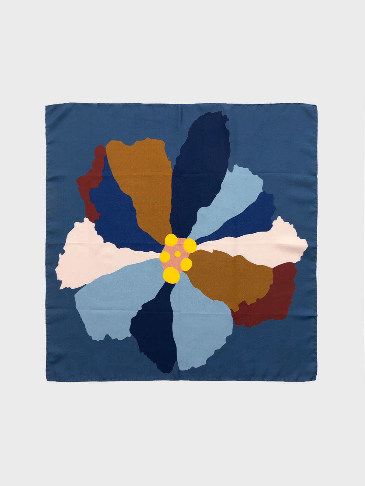 Pañuelo Seda Mujer Cerutti Gemma Scarf Azul Hush Puppies