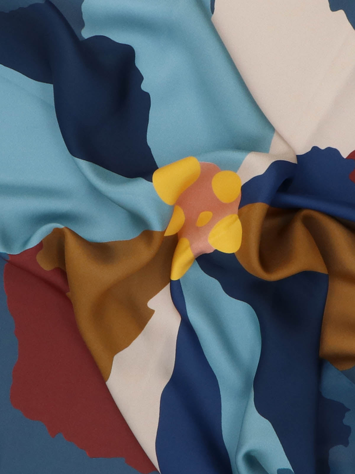 Pañuelo Seda Mujer Cerutti Gemma Scarf Azul Hush Puppies
