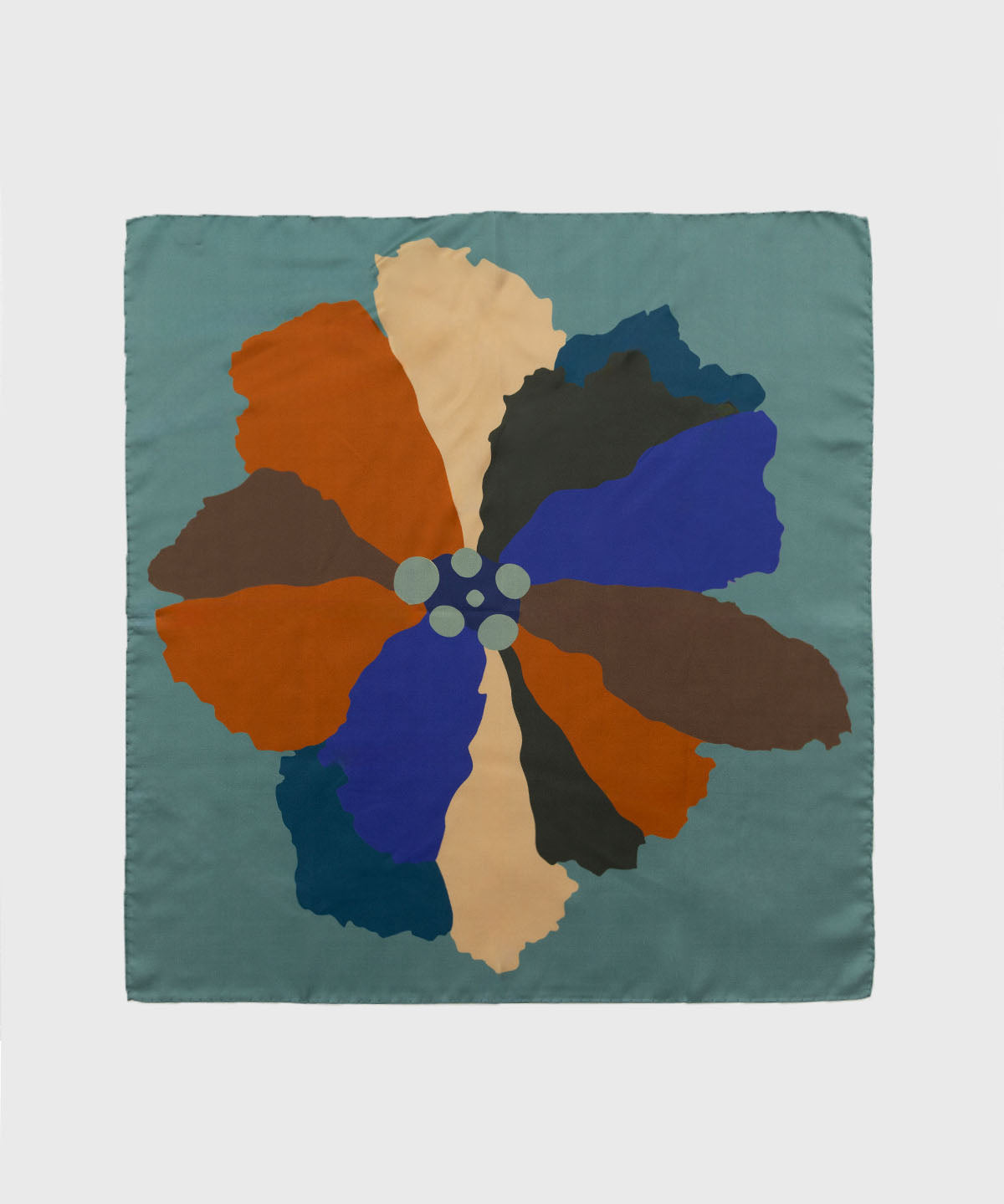 Pañuelo Seda Mujer Cerutti Gemma Scarf Verde Hush Puppies