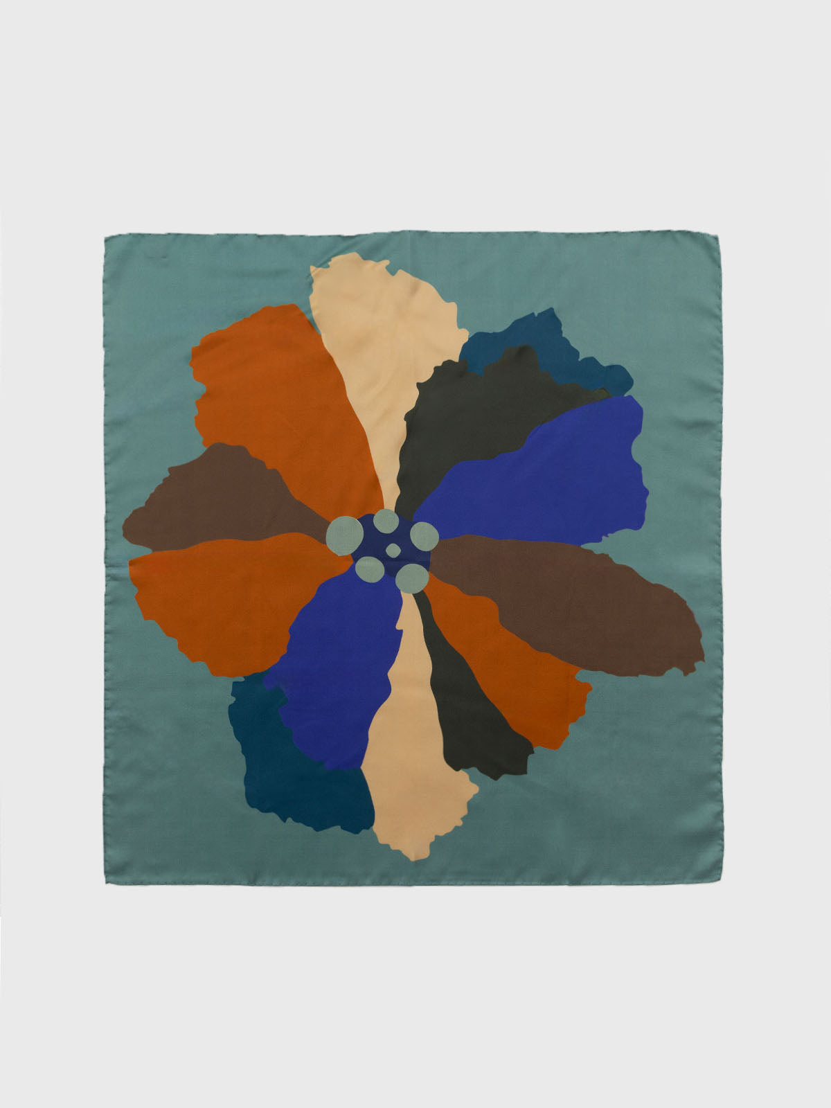 Pañuelo Seda Mujer Cerutti Gemma Scarf Verde Hush Puppies