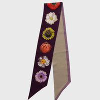 Pañuelo Seda Mujer Cerutti Stef Scarf Morado Hush Puppies