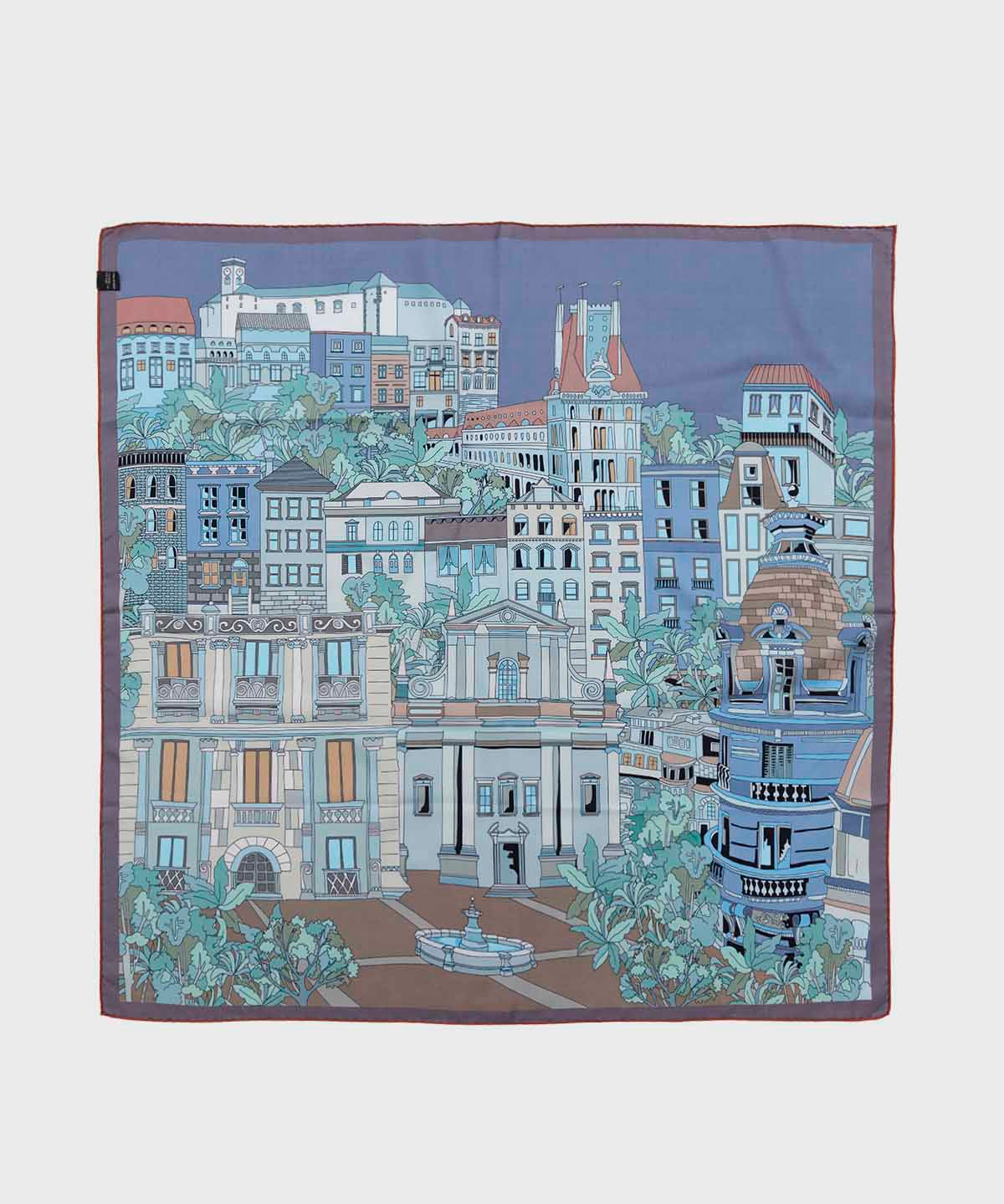 Pañuelo Seda Mujer Cerutti Anna Scarf Multicolor Hush Puppies