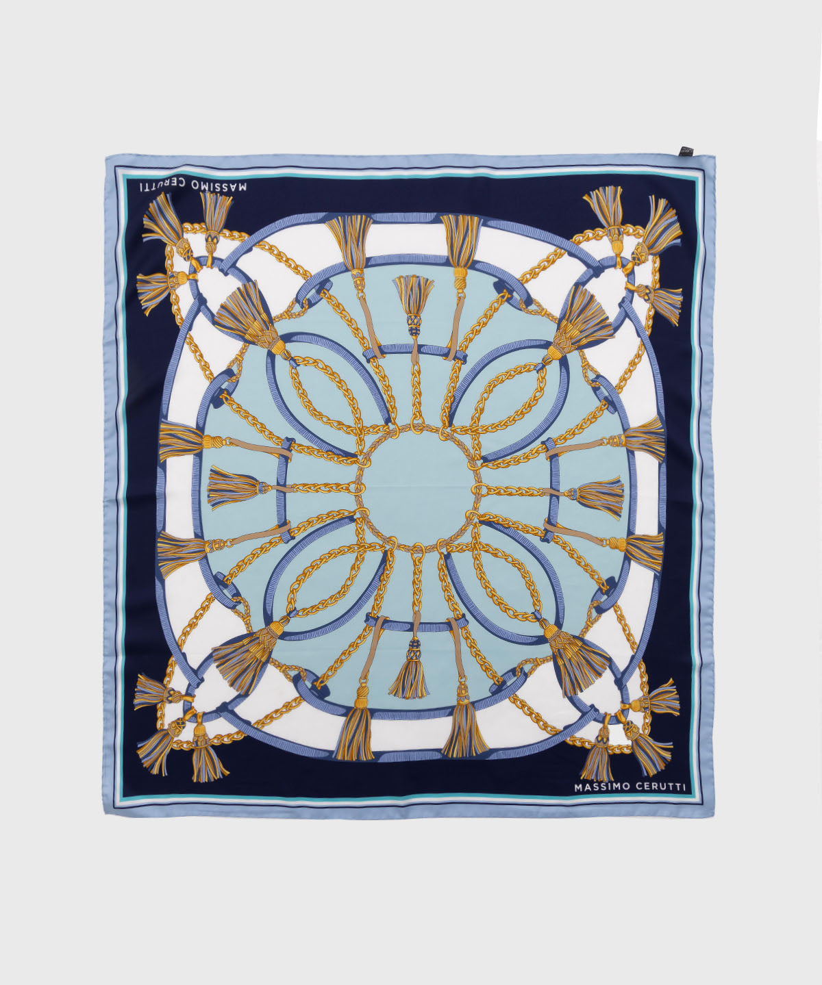 Pañuelo Seda Mujer Cerutti Erica Scarf Azul Hush Puppies